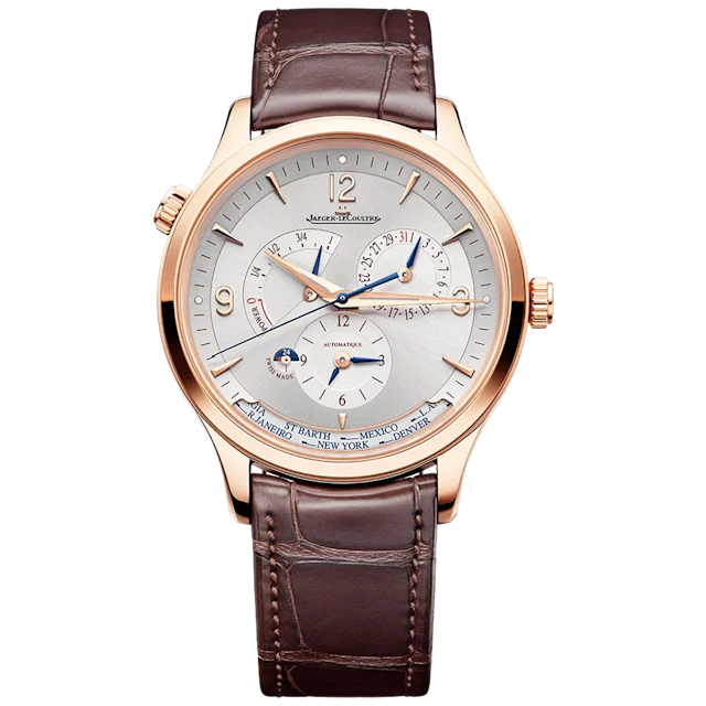 Jaeger-LeCoultre Master Geographic 18K Rose Gold Men's Watch