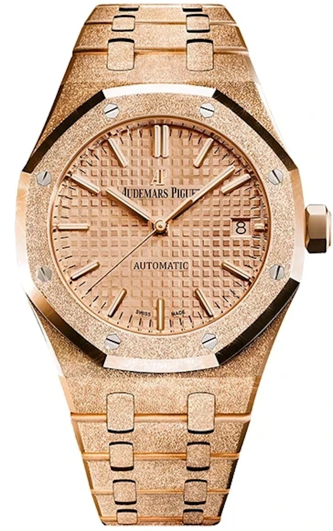 Audemars Piguet Royal Oak Frosted 18K Rose Gold Lady's Watch