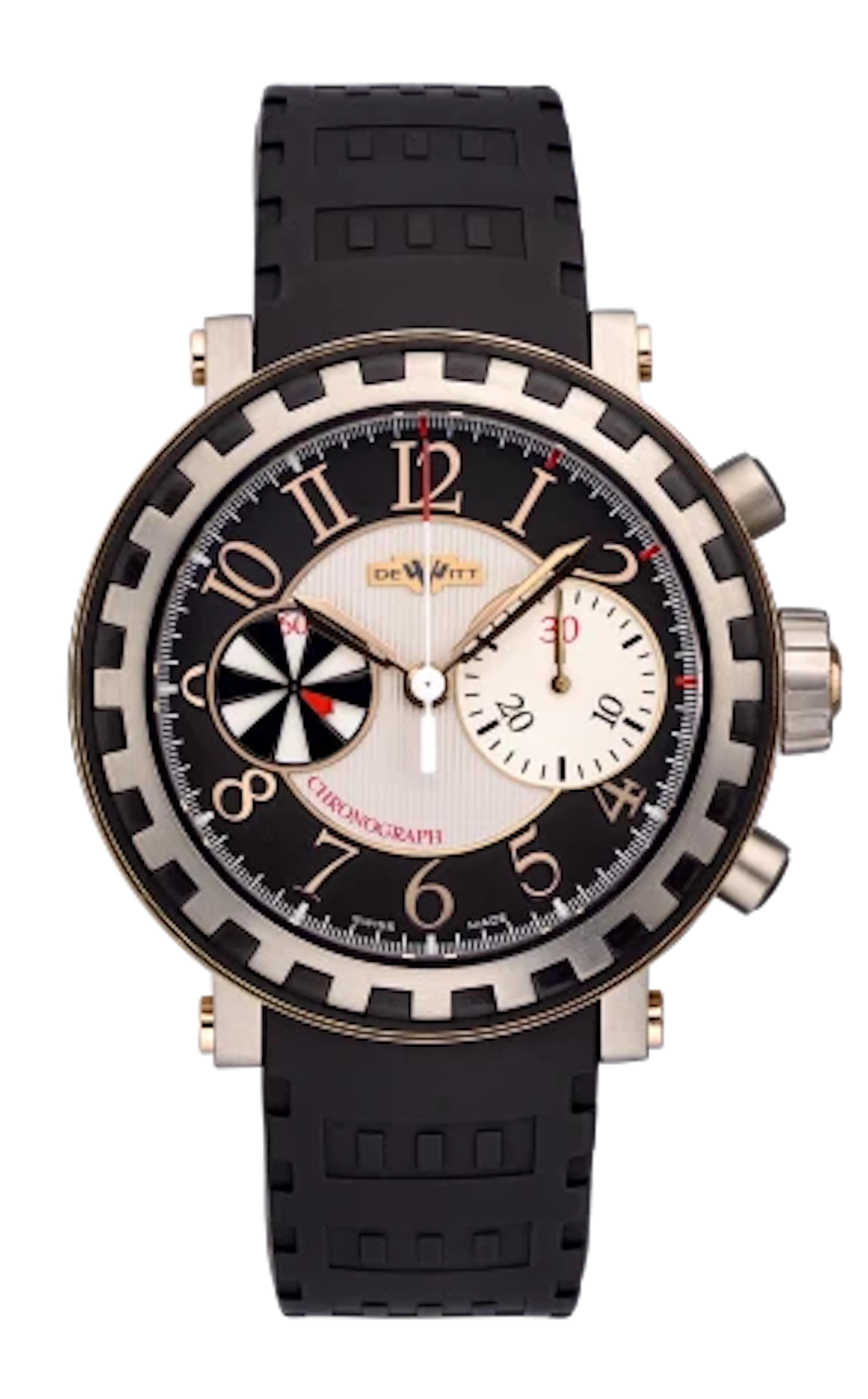 DeWitt Academia Chronographe Sequentiel 18K Rose Gold & Titanium Men's Watch