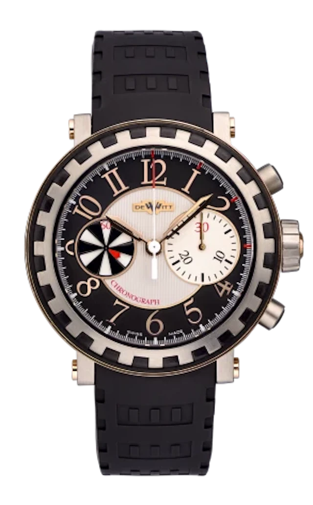 DeWitt Academia Chronographe Sequentiel 18K Rose Gold & Titanium Men's Watch