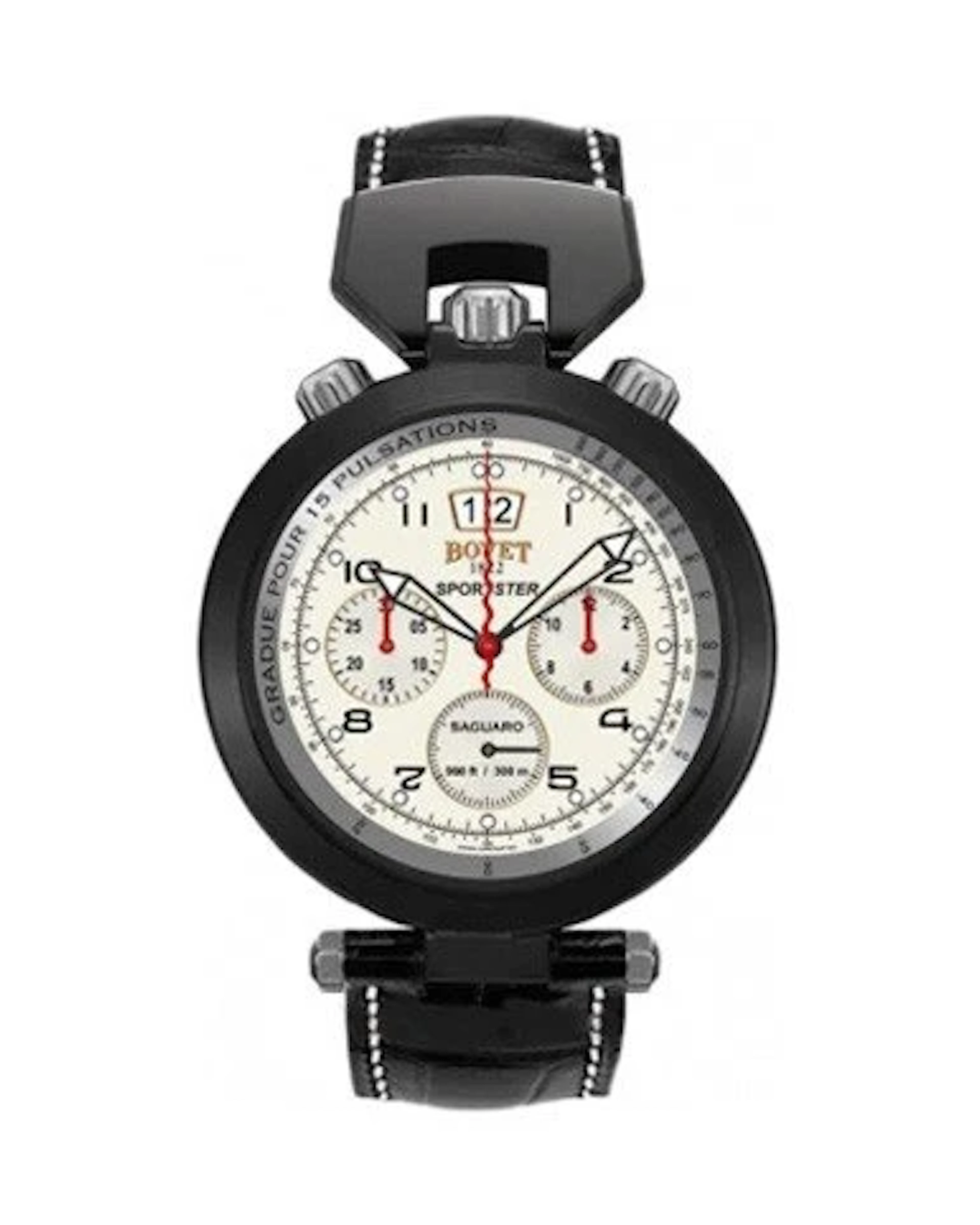 Bovet Sportster Saguaro Chronograph Stainless Steel Mens Watch