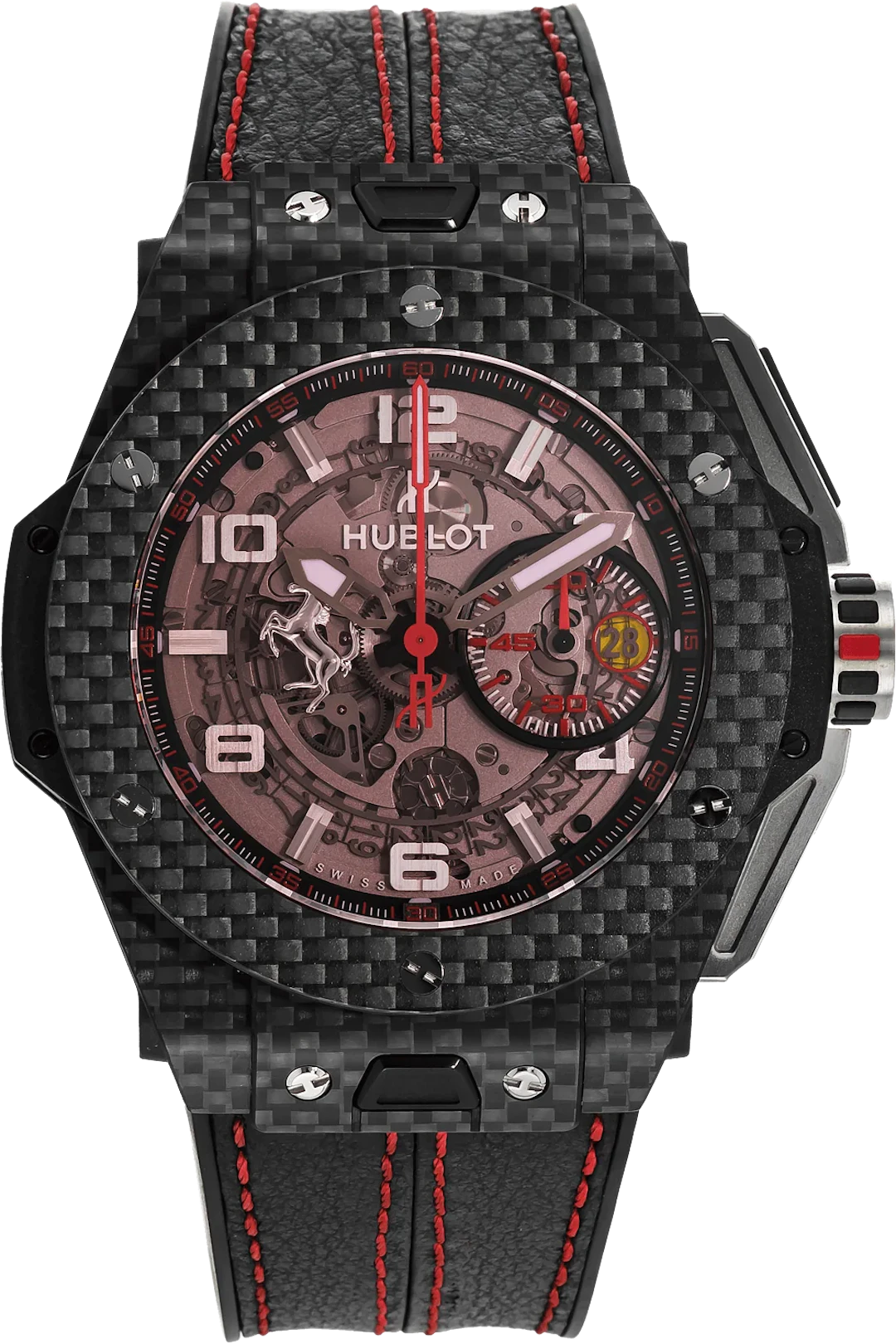 Hublot Big Bang Ferrari Red Magic Carbon Fiber Men's Watch