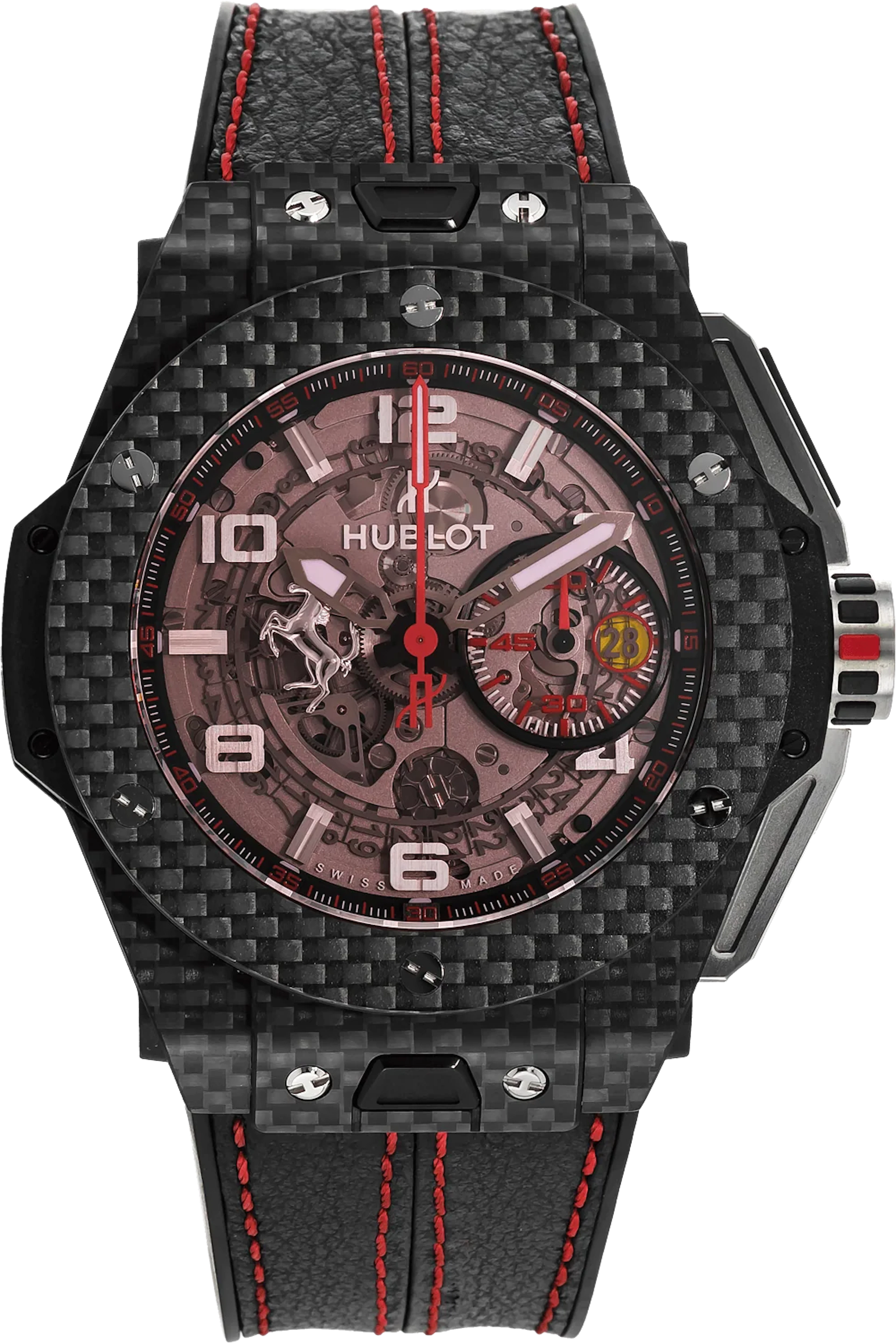 Hublot Big Bang Ferrari Red Magic Carbon Fiber Men's Watch