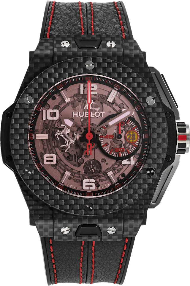 Hublot Big Bang Ferrari Red Magic Carbon Fiber Men's Watch