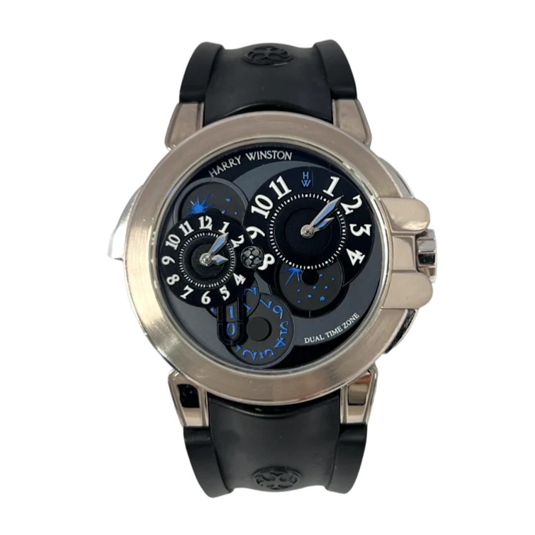 Harry Winston: Project Z4 Ocean Dual Time Limited Edition 18 K White