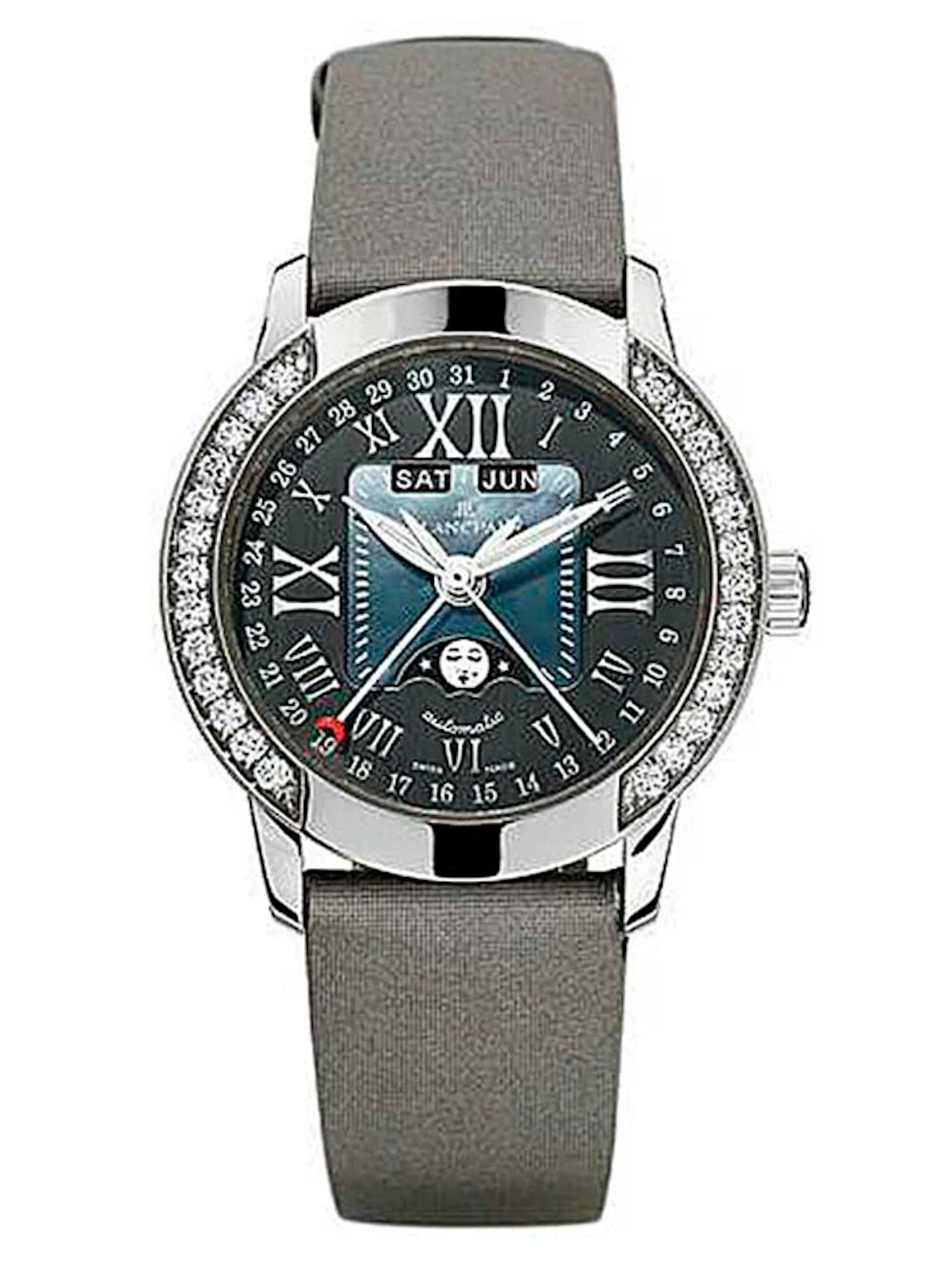 Blancpain Complete Calendar Moonphase 18K White Gold Ladies Watch