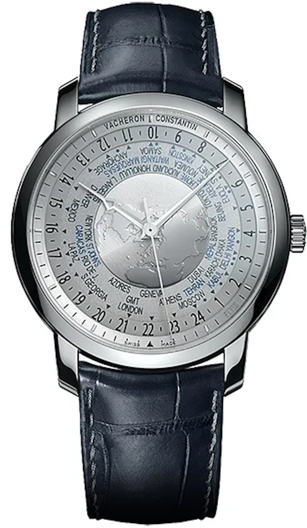 Vacheron Constantin Traditionnelle World Time Platinum Men's Watch