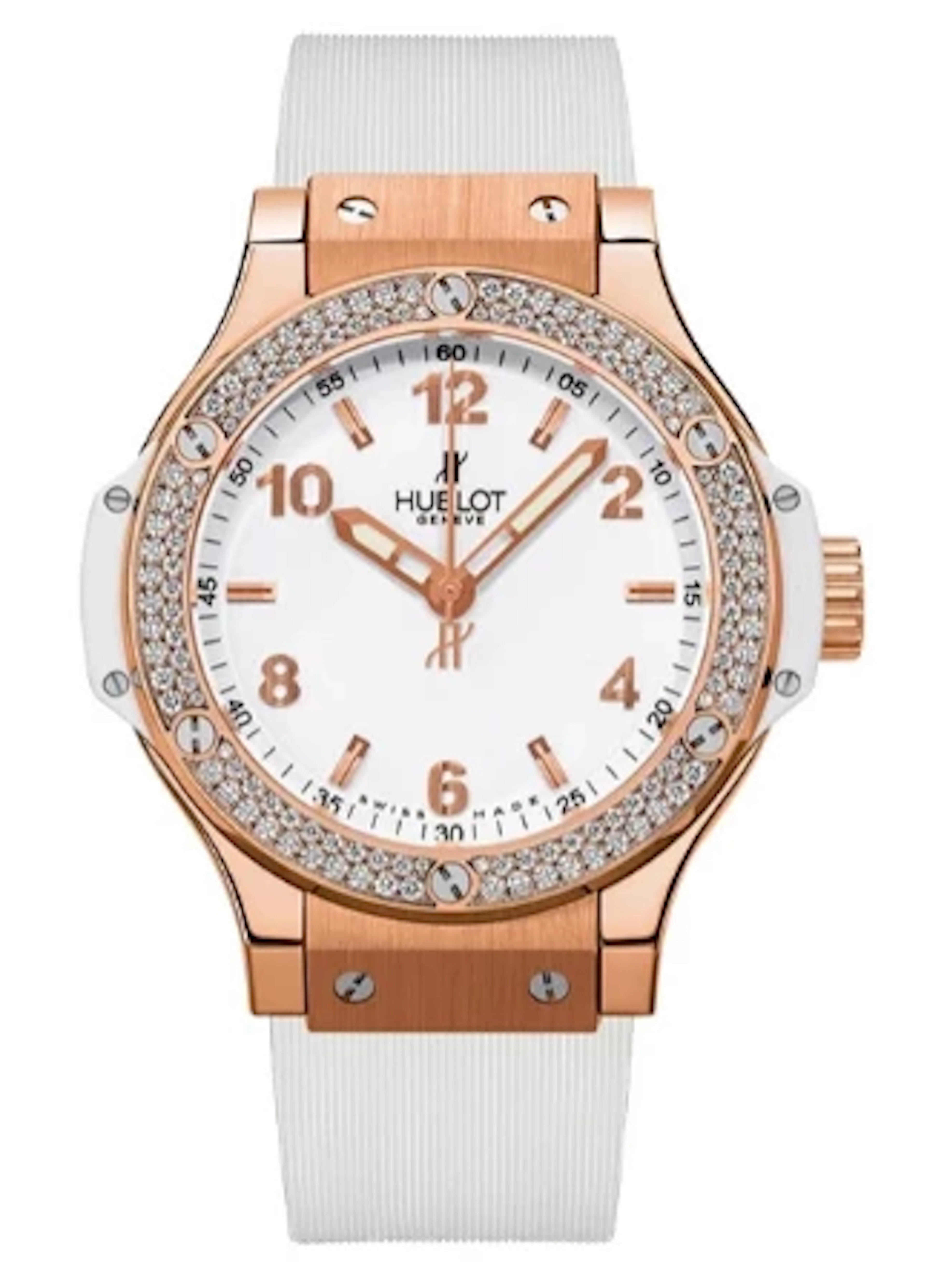 Hublot Big Bang 18K Rose Gold & Diamonds Ladies Watch