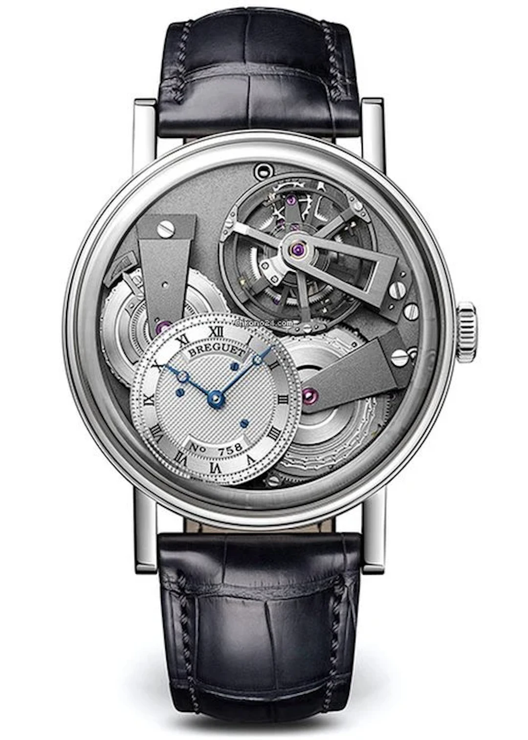 Breguet Tradition Tourbillon 7047 Fusée-Chain Platinum Men's Watch