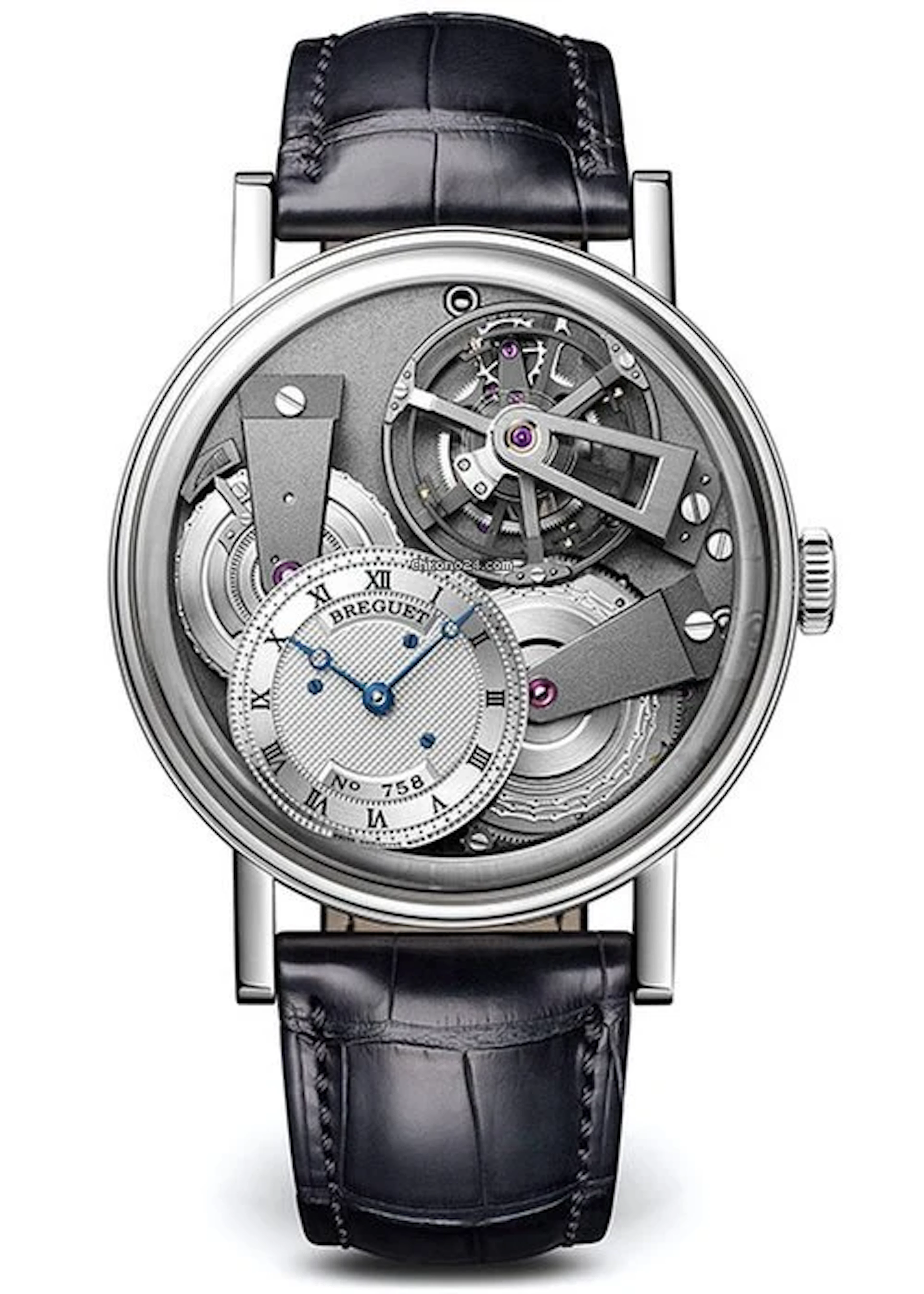 Breguet Tradition Tourbillon 7047 Fusée-Chain Platinum Men's Watch