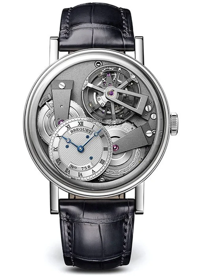 Breguet Tradition Tourbillon 7047 Fusée-Chain Platinum Men's Watch