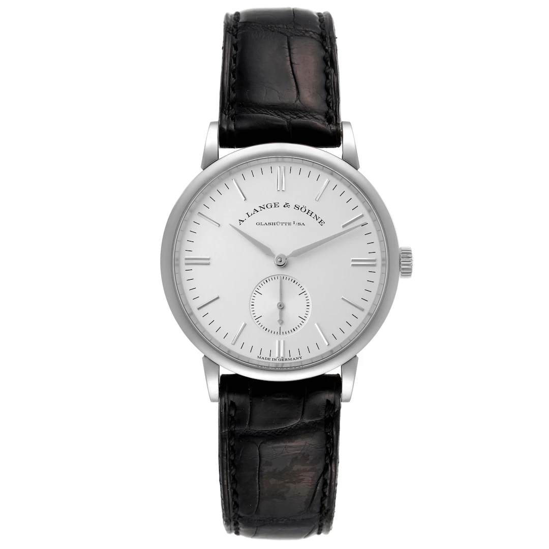 A. Lange & Söhne Saxonia Manual Wind 18K White Gold Men’s Watch