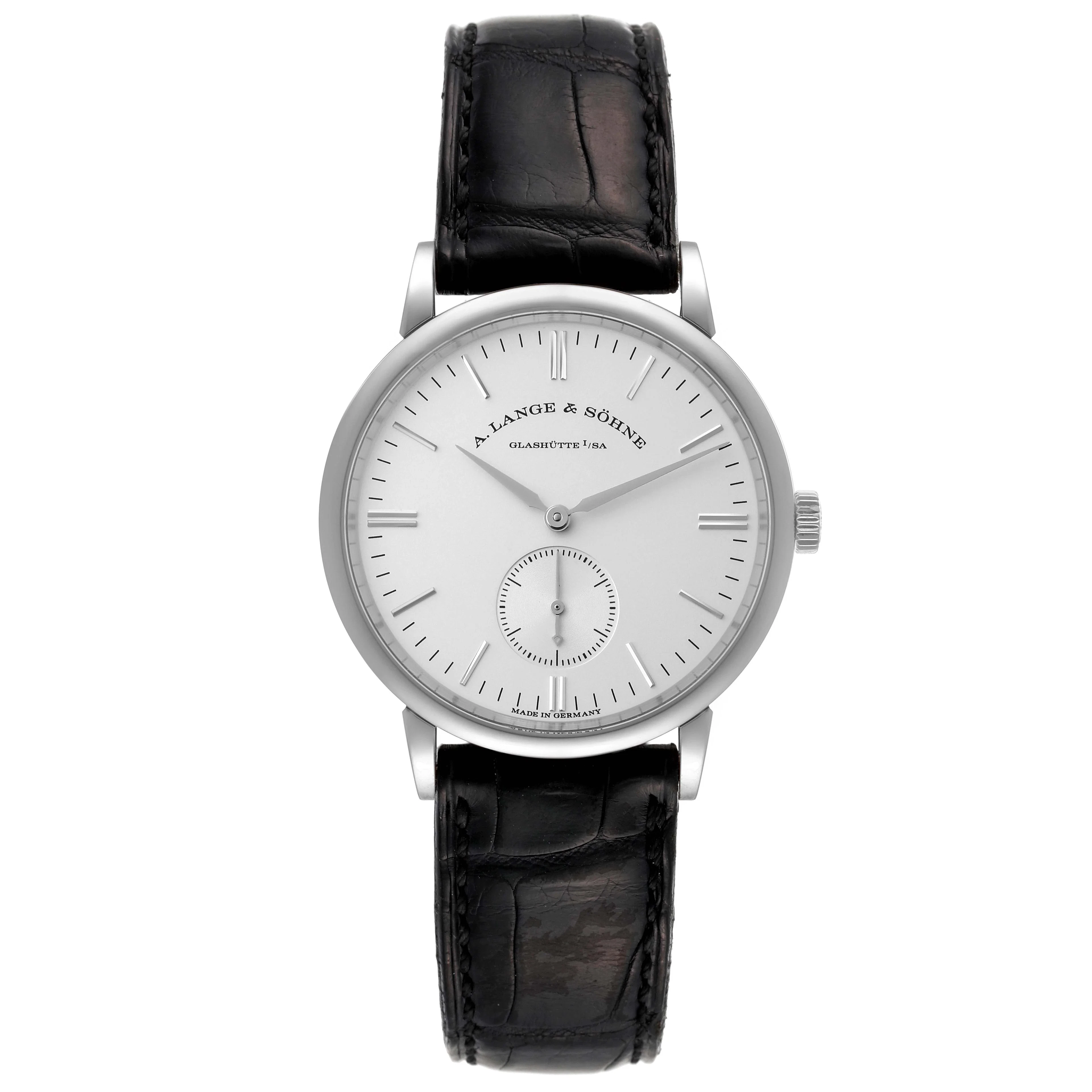 A. Lange & Söhne Saxonia Manual Wind 18K White Gold Men’s Watch