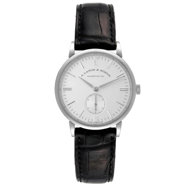 A. Lange & Söhne Saxonia Manual Wind 18K White Gold Men’s Watch