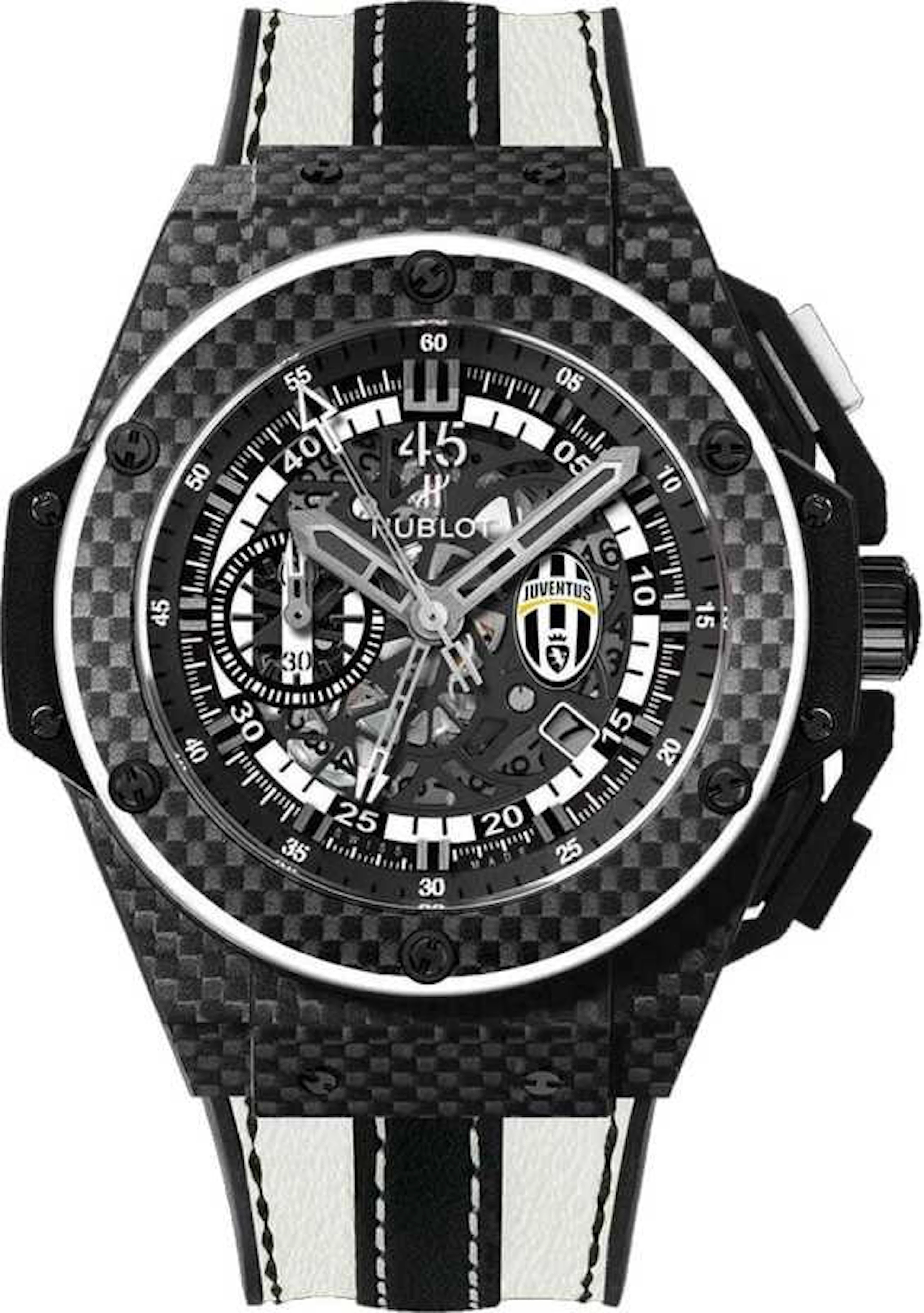 Hublot King Power Juventus Mechanical Limited Edition Carbon & Ceramic