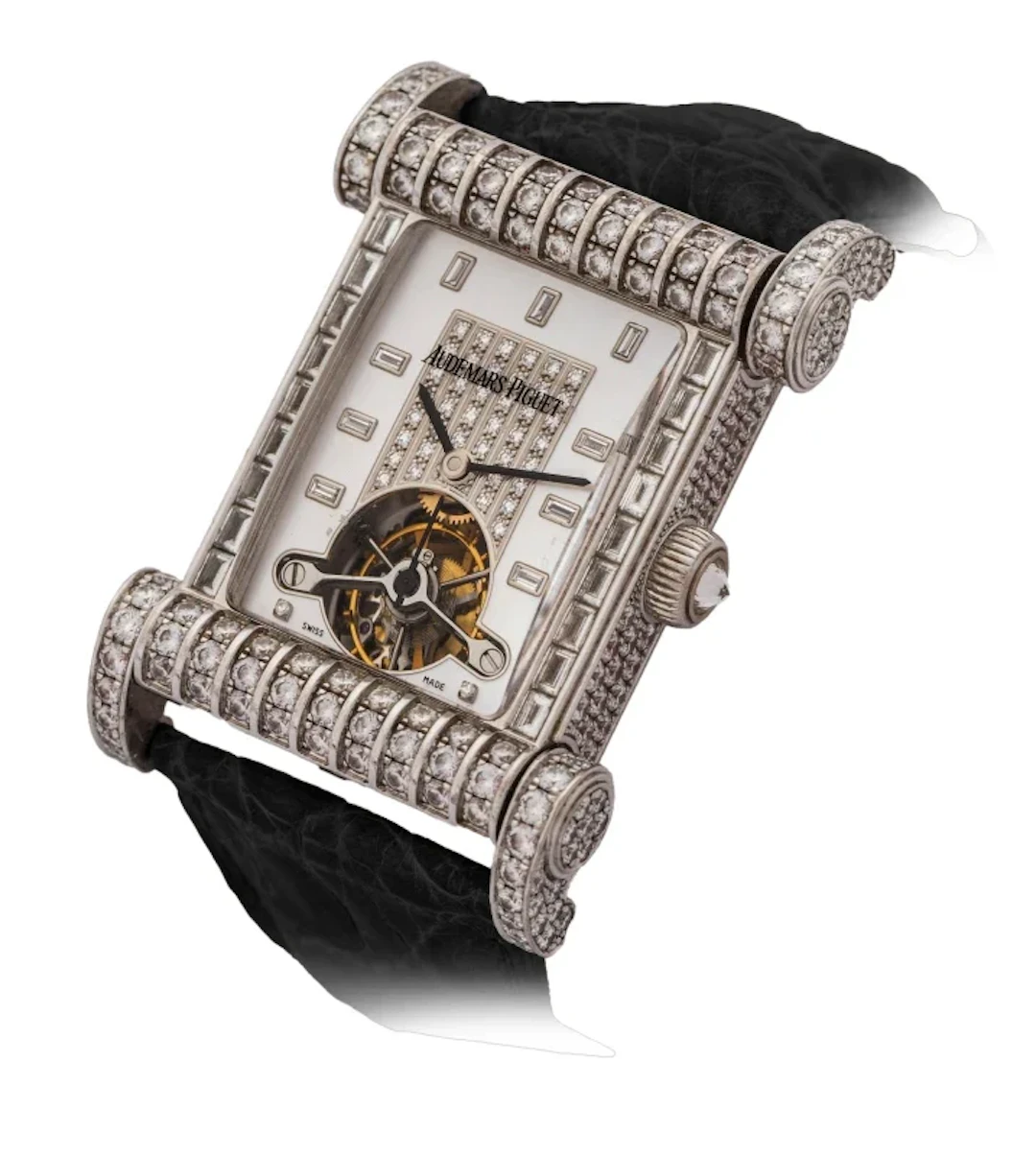Audemars Piguet Canape Tourbillon 18K White Gold & Diamonds Unisex Watch