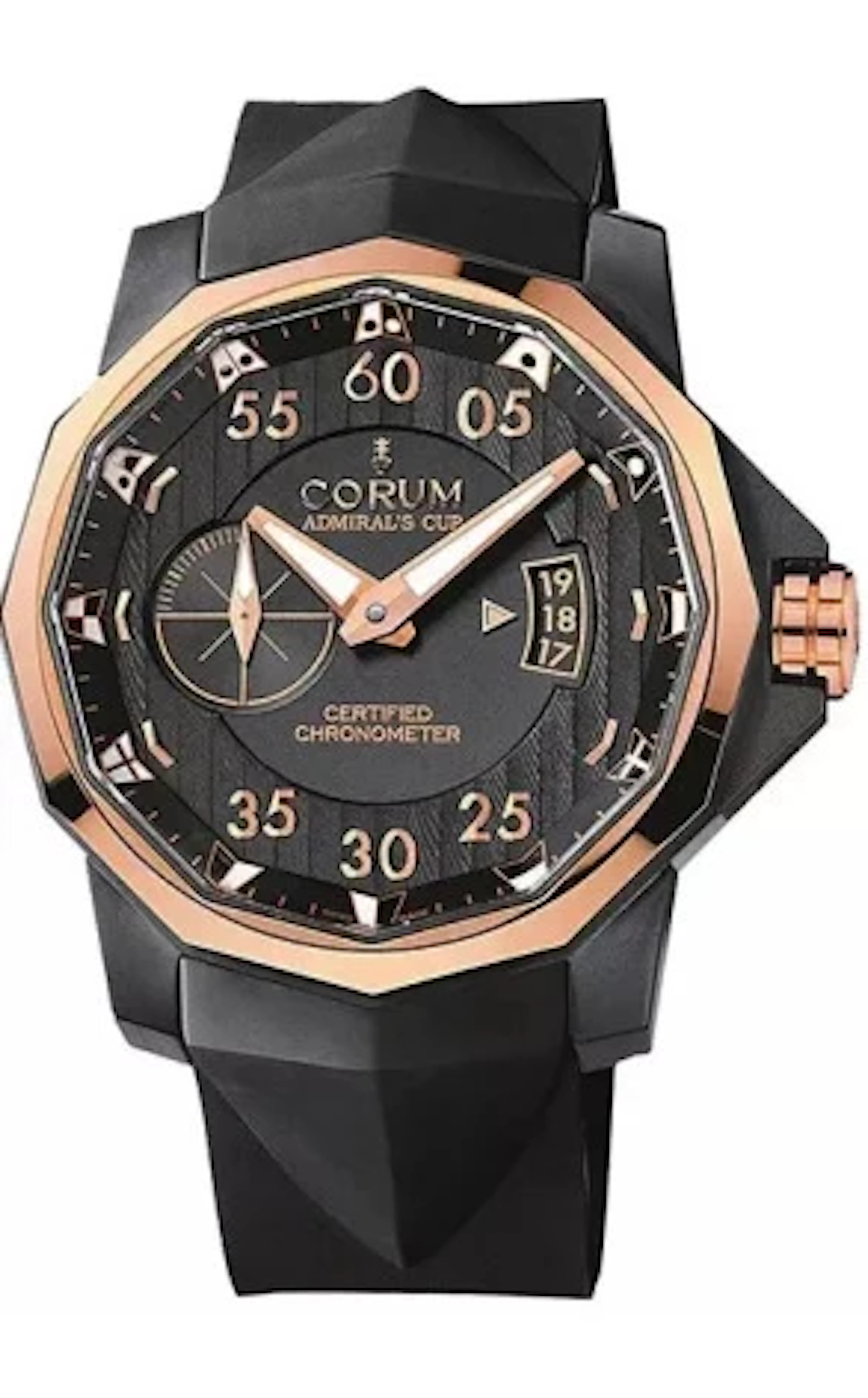 Corum Admirals Cup Challenger Titanium & 18K Rose Gold Men's Watch