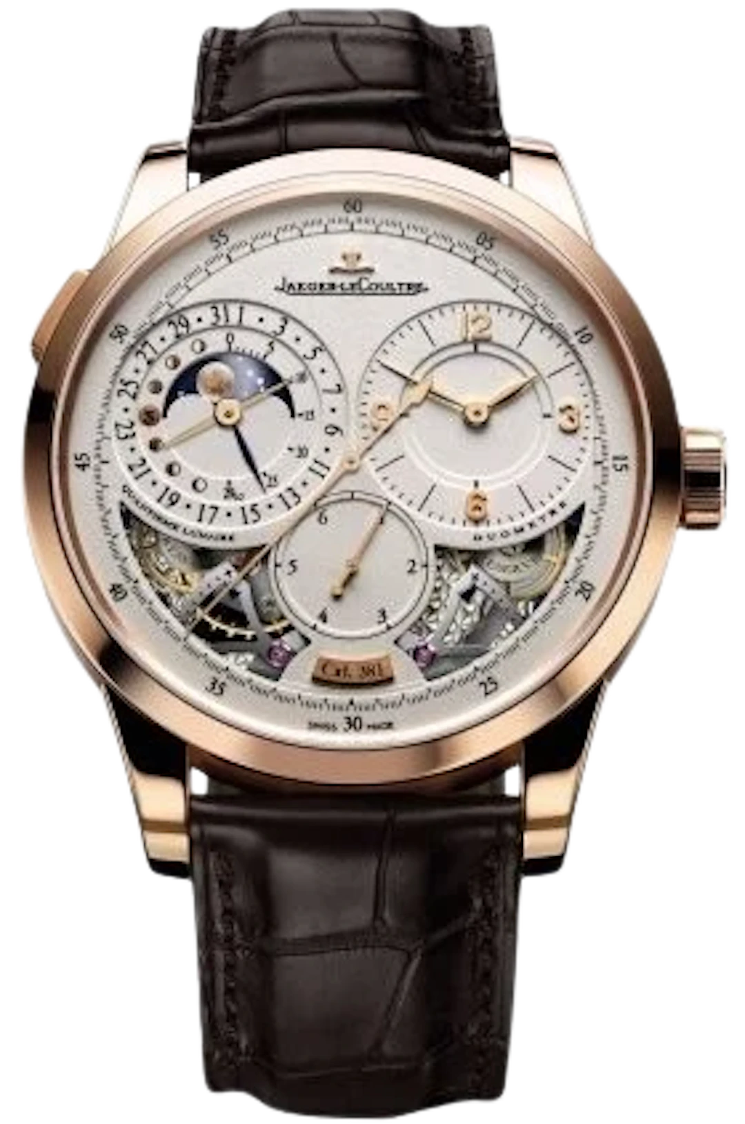 Jaeger-LeCoultre Duometre Quantieme Lunaire 18k Rose Gold Men’s Watch