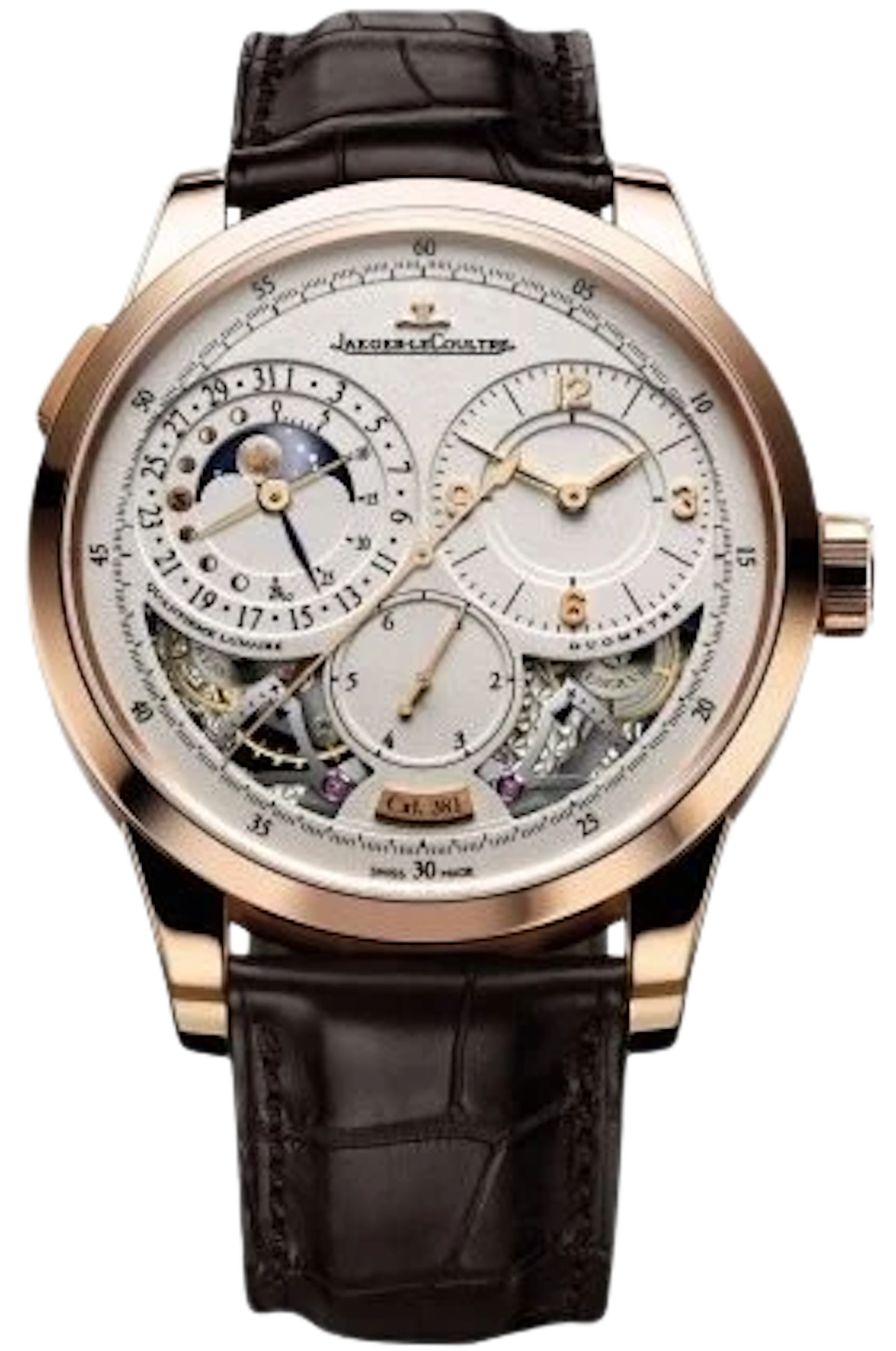 Jaeger-LeCoultre Duometre Quantieme Lunaire 18k Rose Gold Men’s Watch