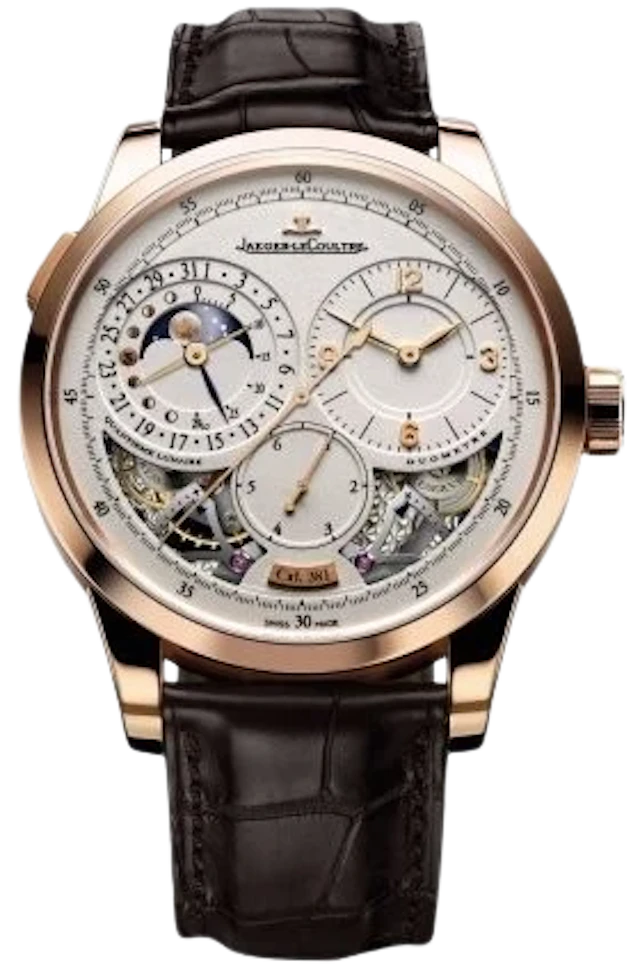 Jaeger-LeCoultre Duometre Quantieme Lunaire 18k Rose Gold Men’s Watch