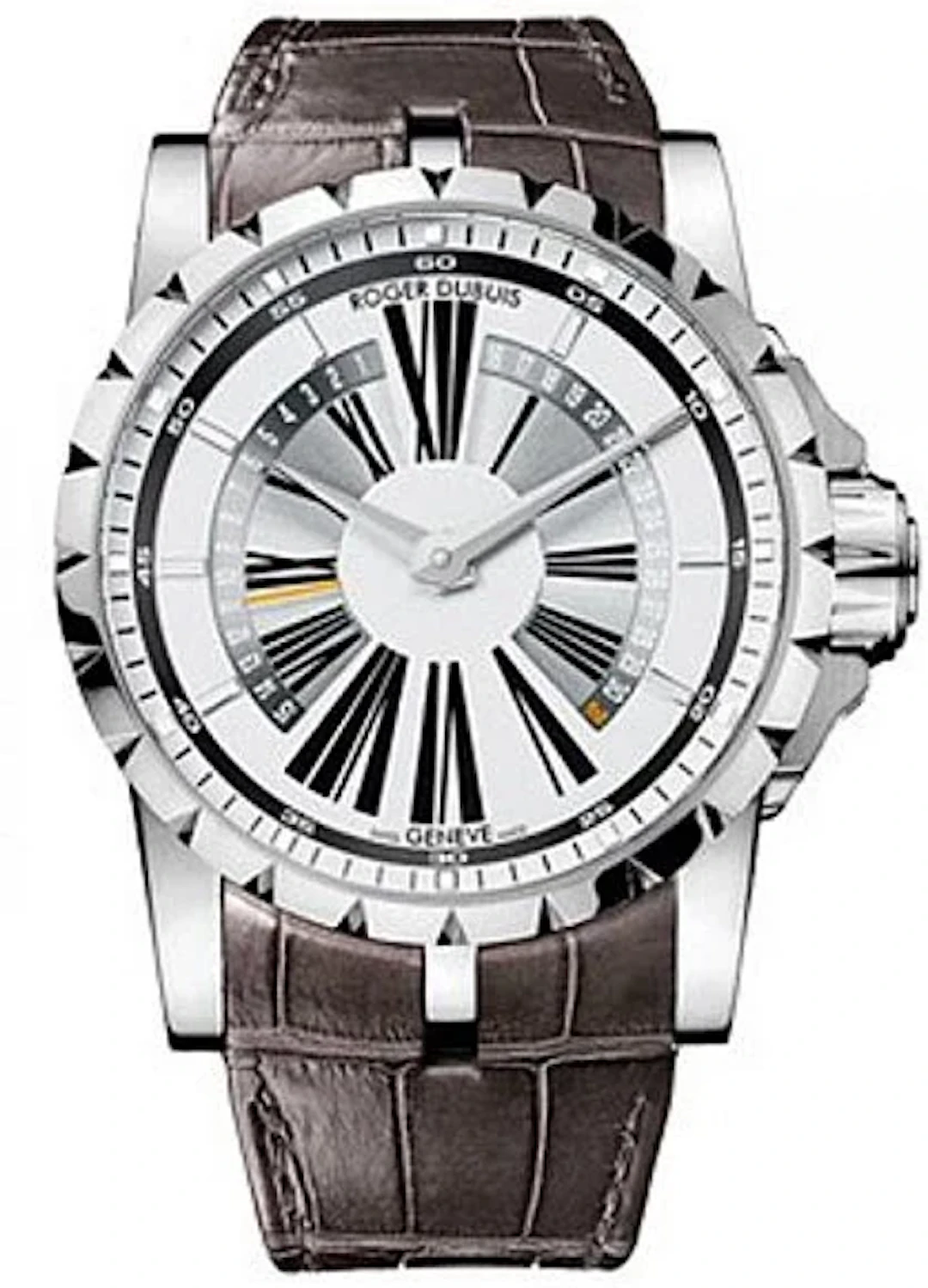 Roger Dubuis Excalibur Bi-Retrograde Date 18K White Gold Men's Watch