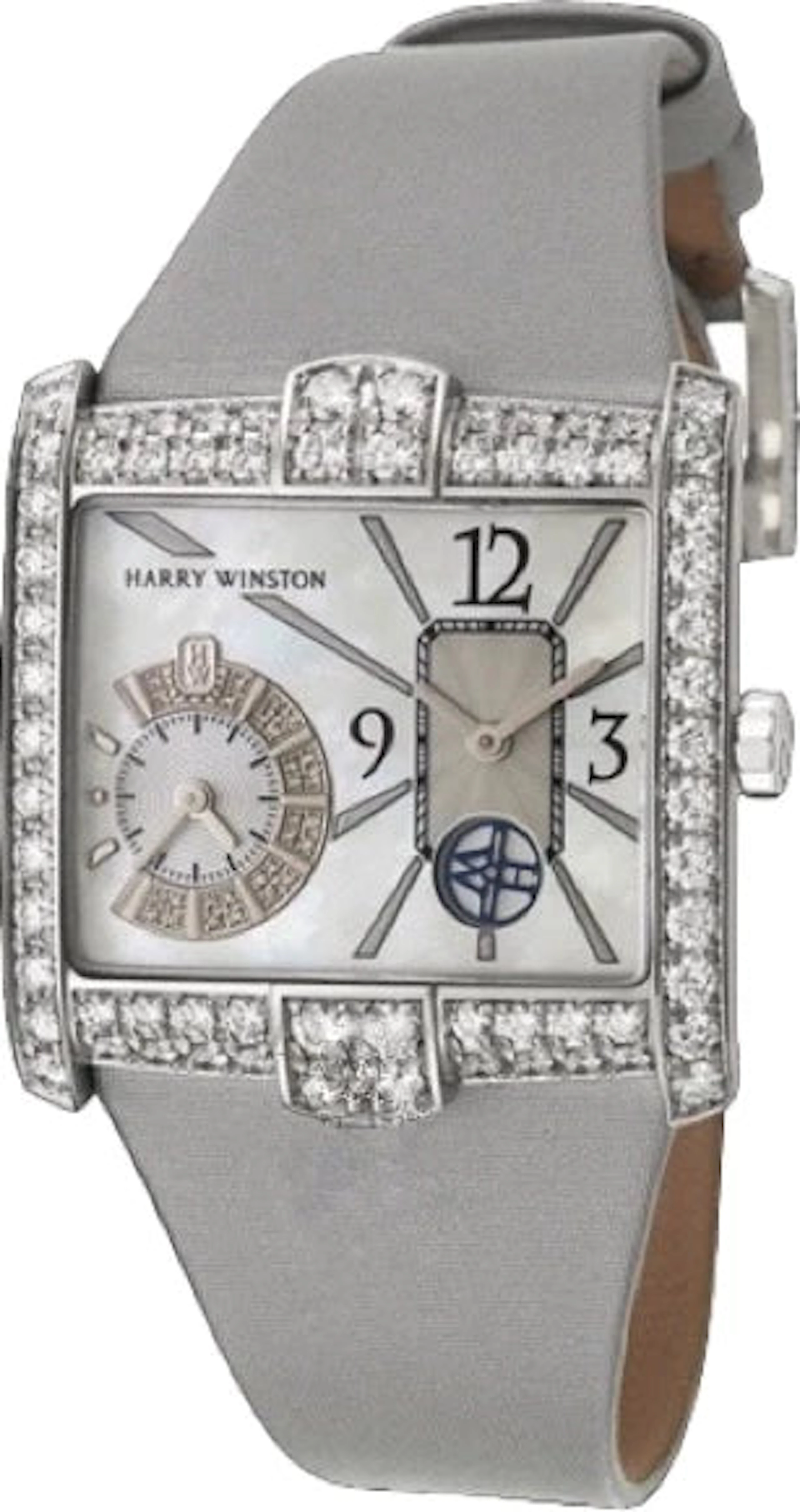 Harry Winston Avenue 18K White Gold & Diamonds Lady's Watch