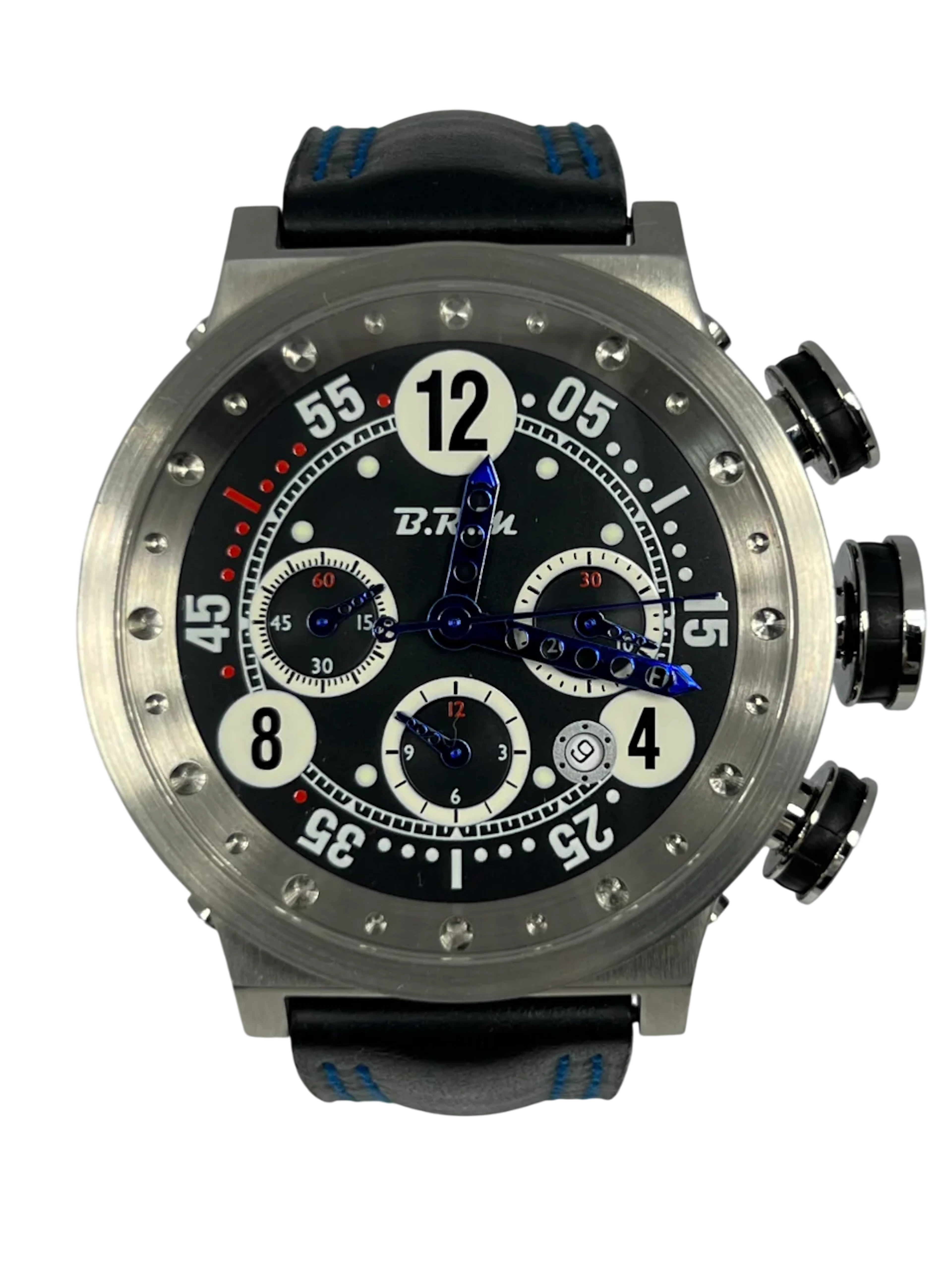 B.R.M. GP Chronograph Stainless Steel Men's Watcn