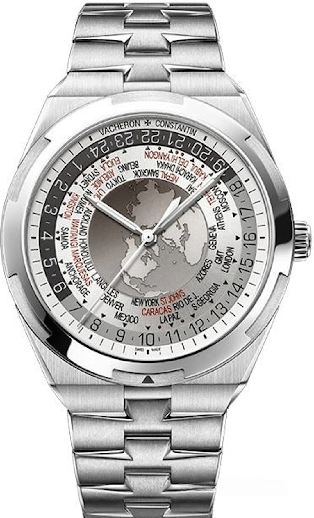 Vacheron Constantin Overseas World Time Stainless-Steel Men’s Watch