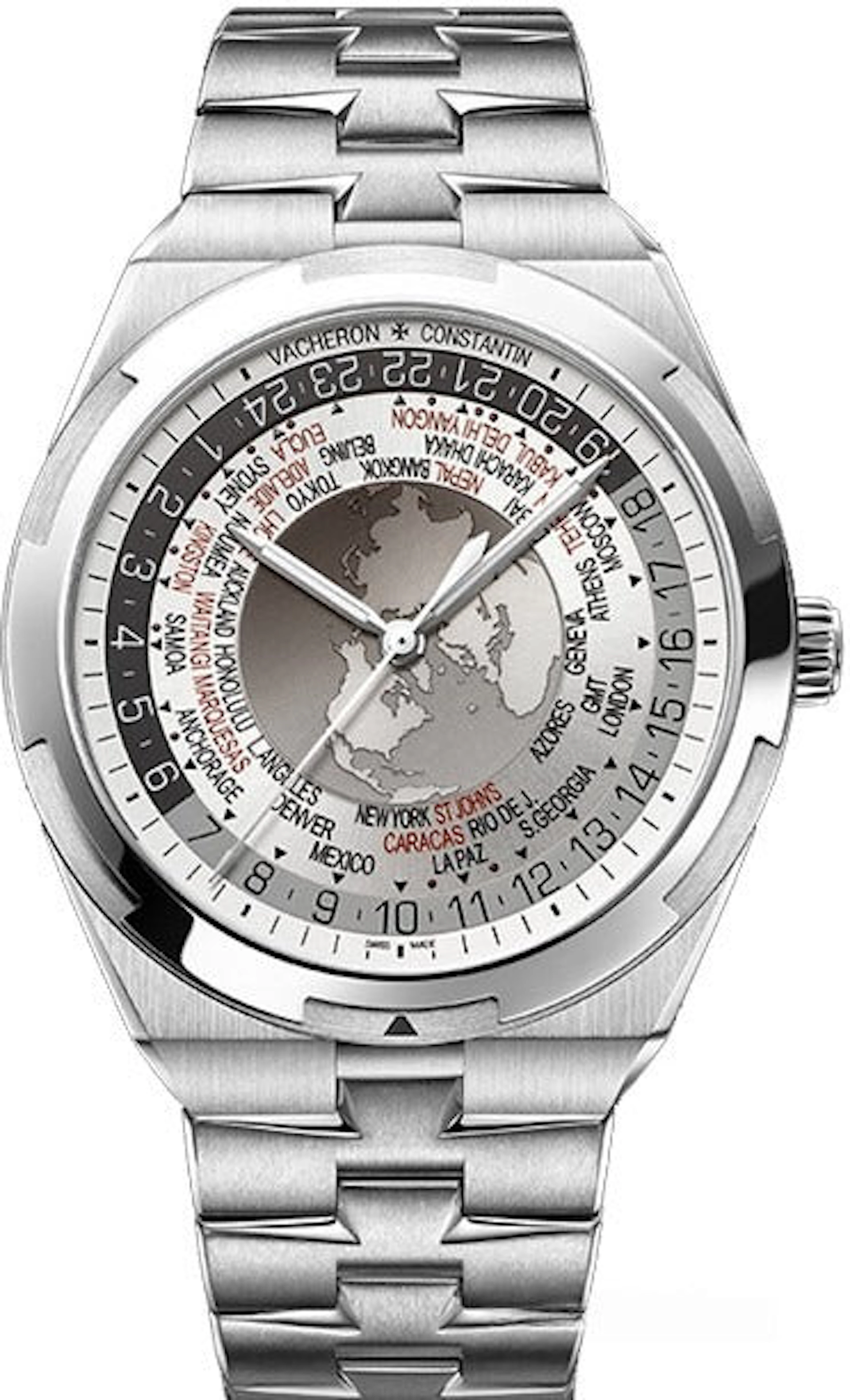 Vacheron Constantin Overseas World Time Stainless-Steel Men’s Watch