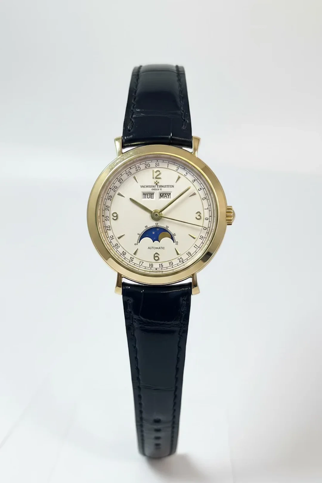 Vacheron Constantin Historiques Triple Calendar 18k Yellow Gold Men's Watch