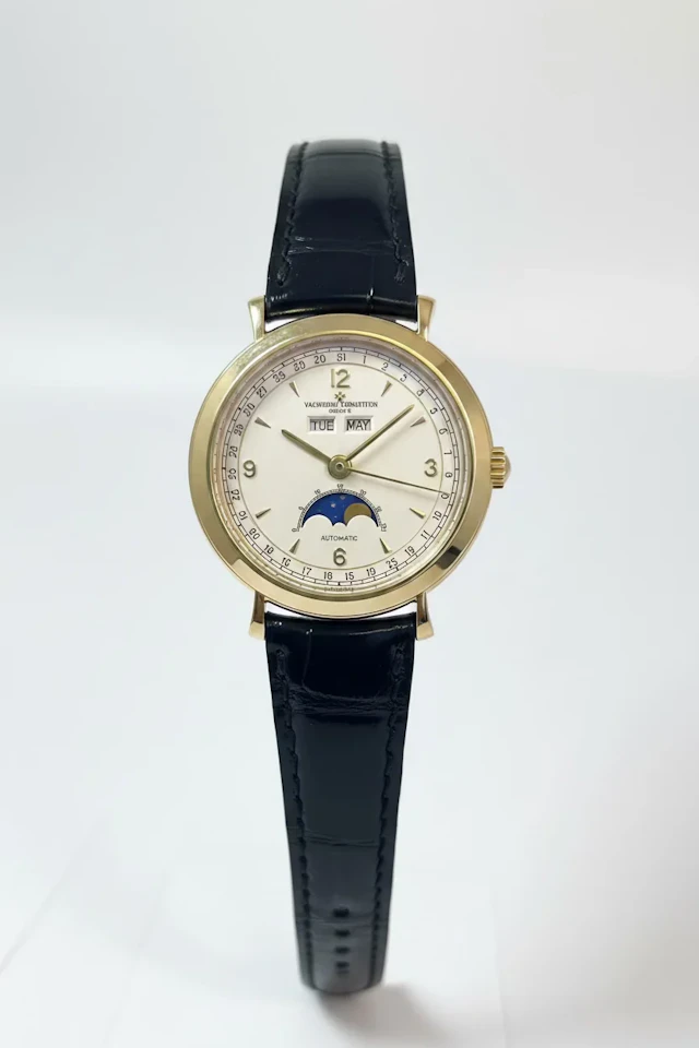 Vacheron Constantin Historiques Triple Calendar 18k Yellow Gold Men's Watch