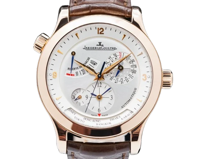 Jaeger LeCoultre Master Geographic 18K Rose Gold Men’s Watch