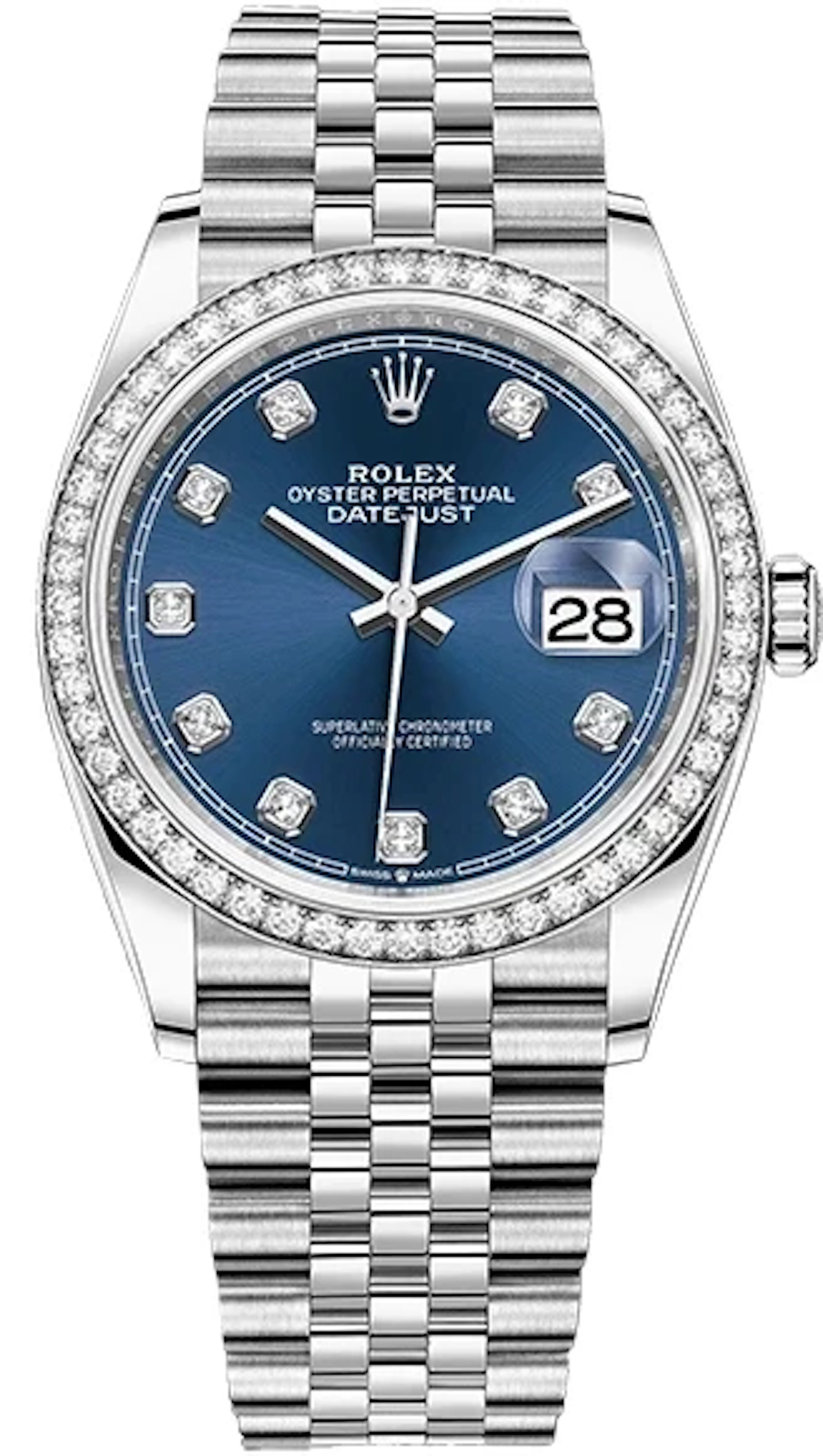 Rolex Datejust Stainless steel & 18K White Gold & Diamonds Lady's Watch