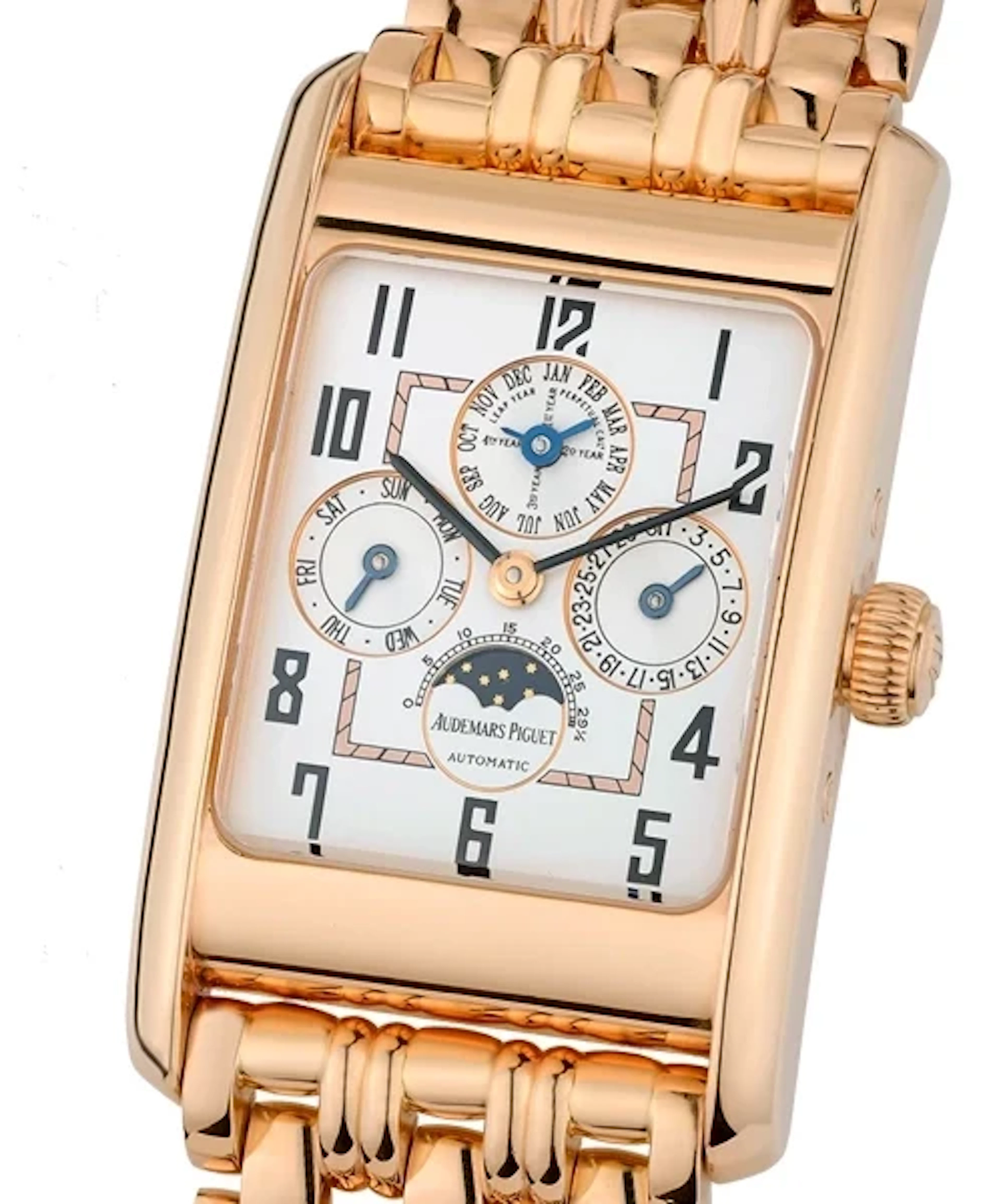 Audemars Piguet Edward Piguet Perpetual Calendar 18K Rose Gold Men's Watch