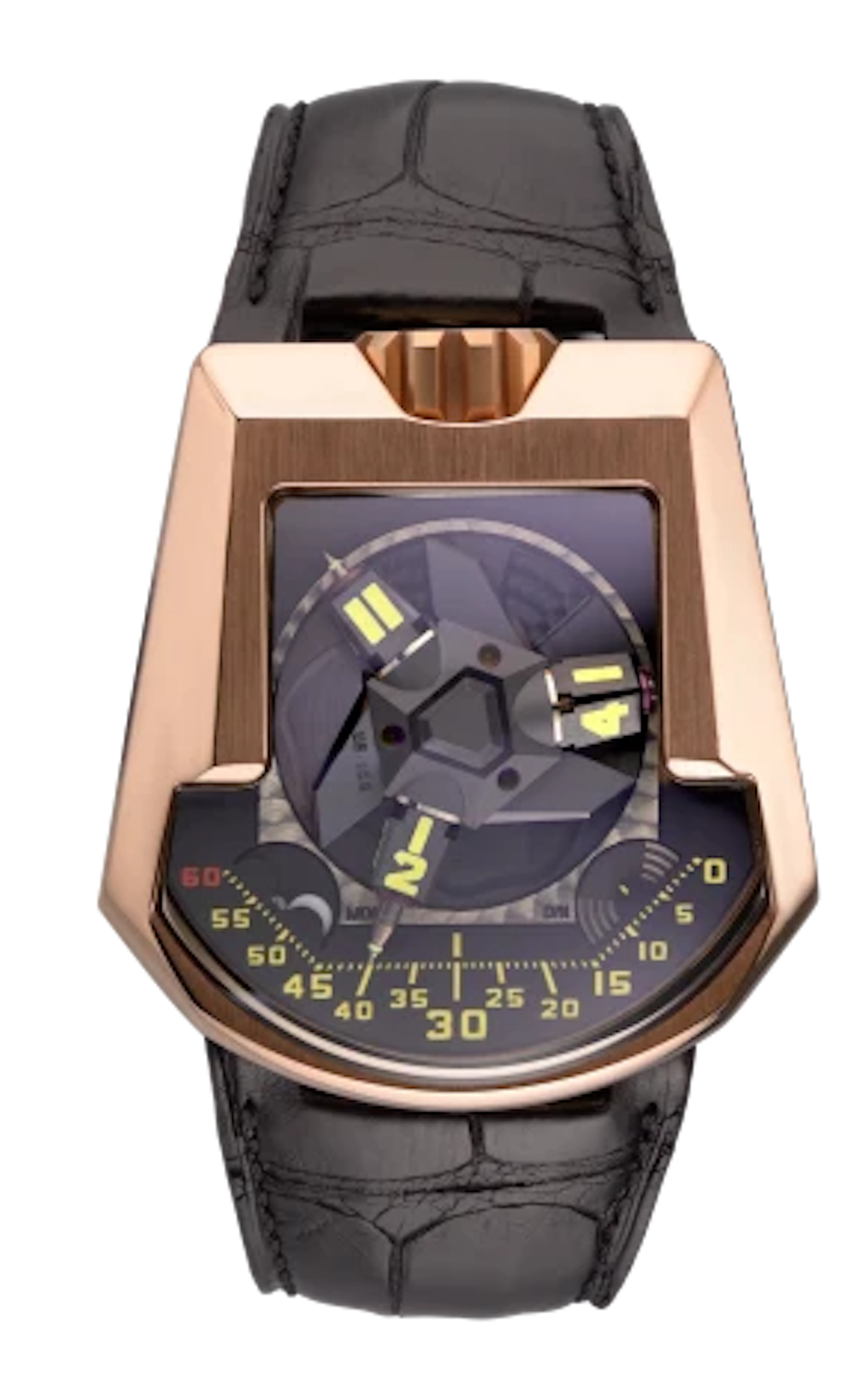 Urwerk 200 Collection 18K Rose Gold Men's Watch