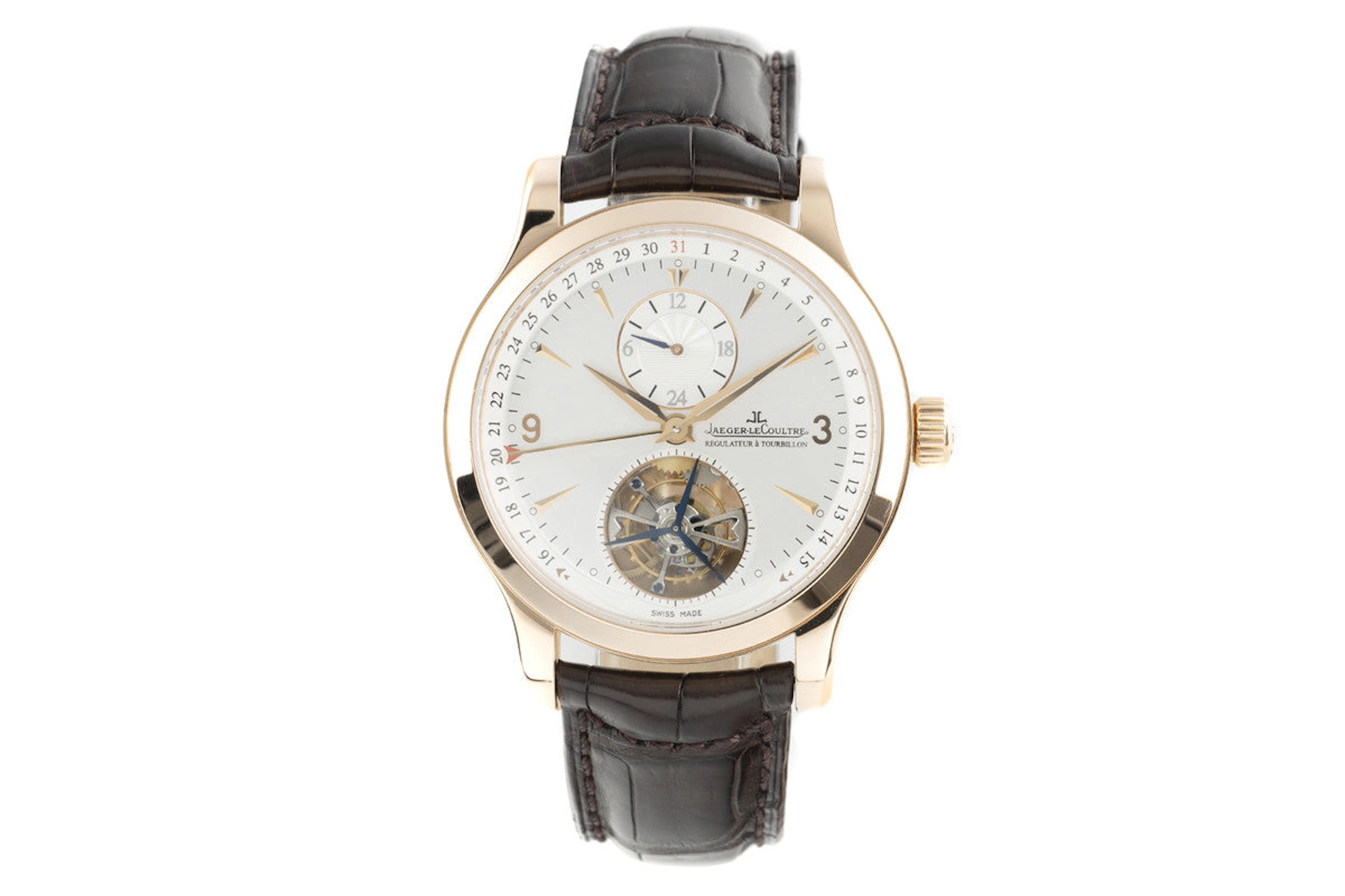 Jaeger-LeCoultre Master Tourbillon 18K Rose Gold Men's Watch