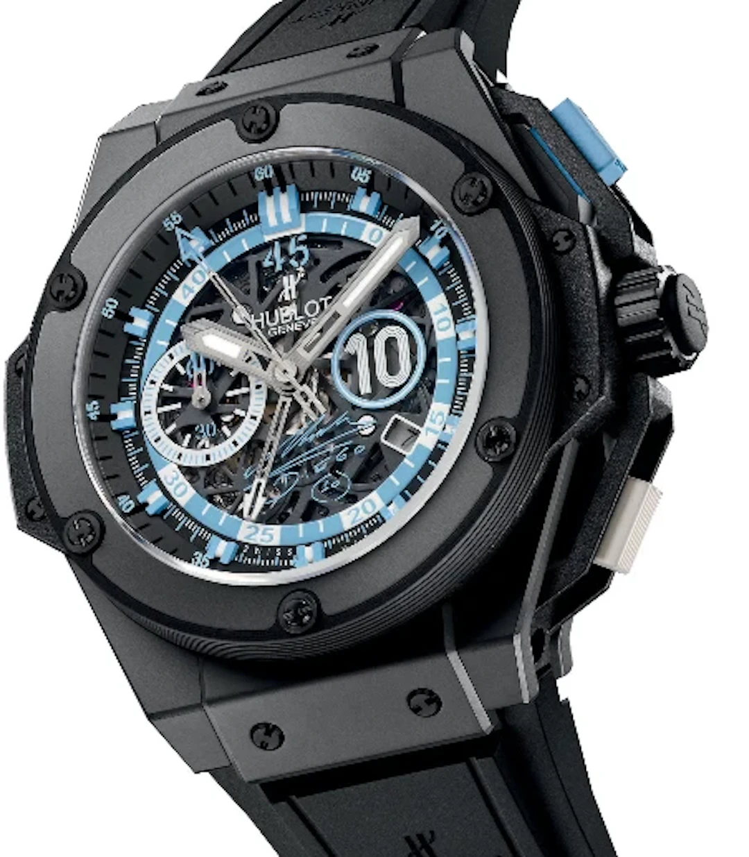 Hublot King Power Maradona Chronograph Black Ceramic Men's Watch
