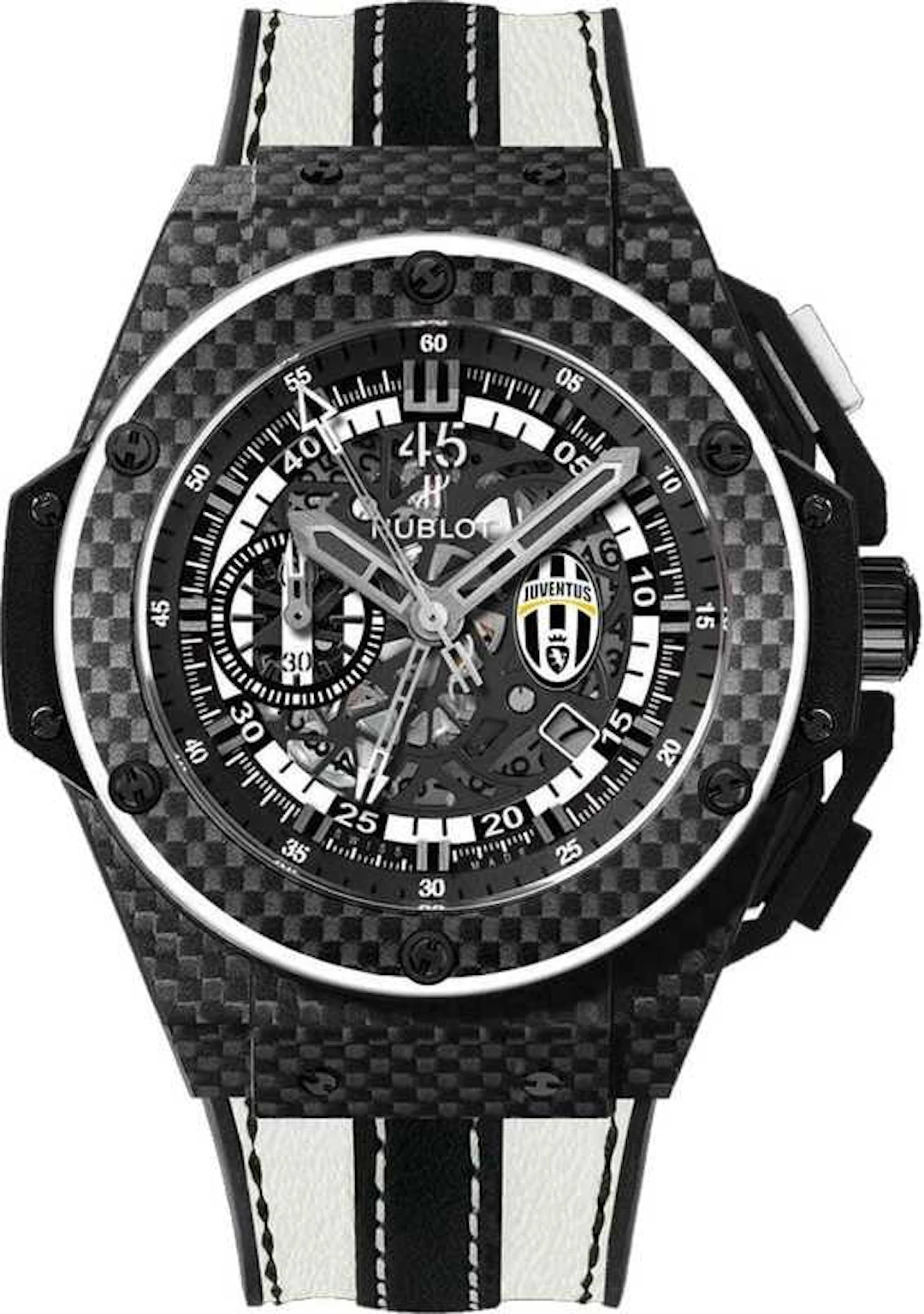 Hublot King Power Juventus Mechanical Limited Edition Carbon & Ceramic