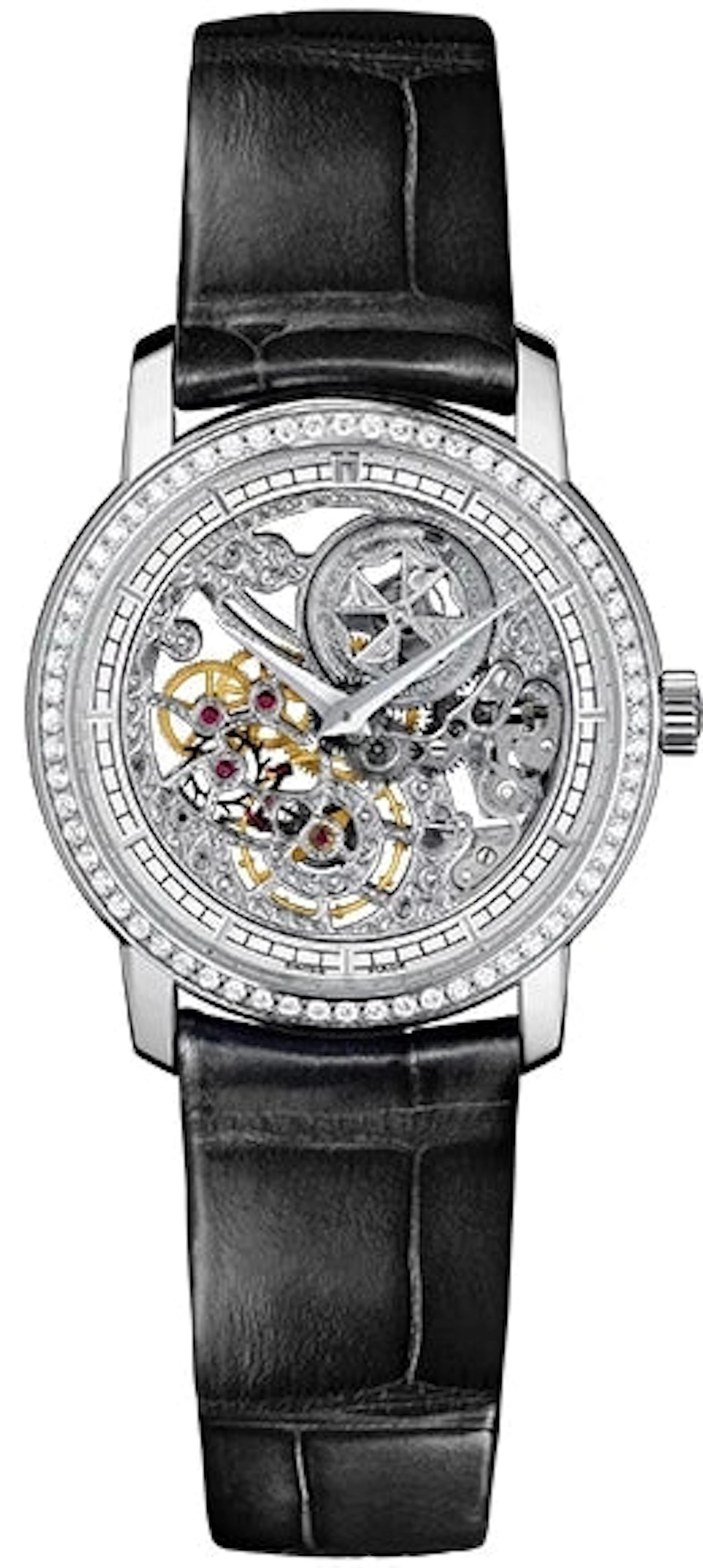 Vacheron Constantin Traditionnelle 18K White Gold & Diamonds Lady's Watch