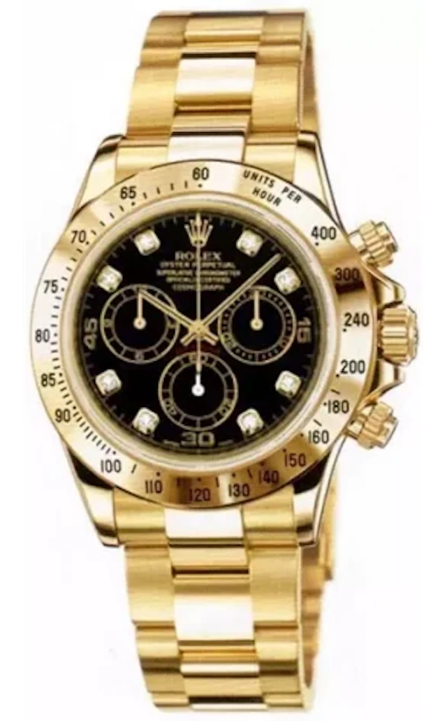 Rolex Daytona Cosmograph 18K Yellow Gold Men's Watch