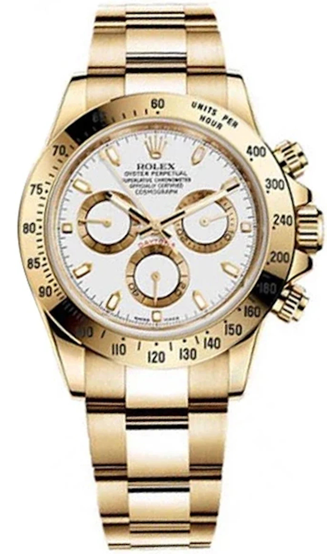 Rolex Daytona Chronograph 18K Yellow Gold Men's Watch