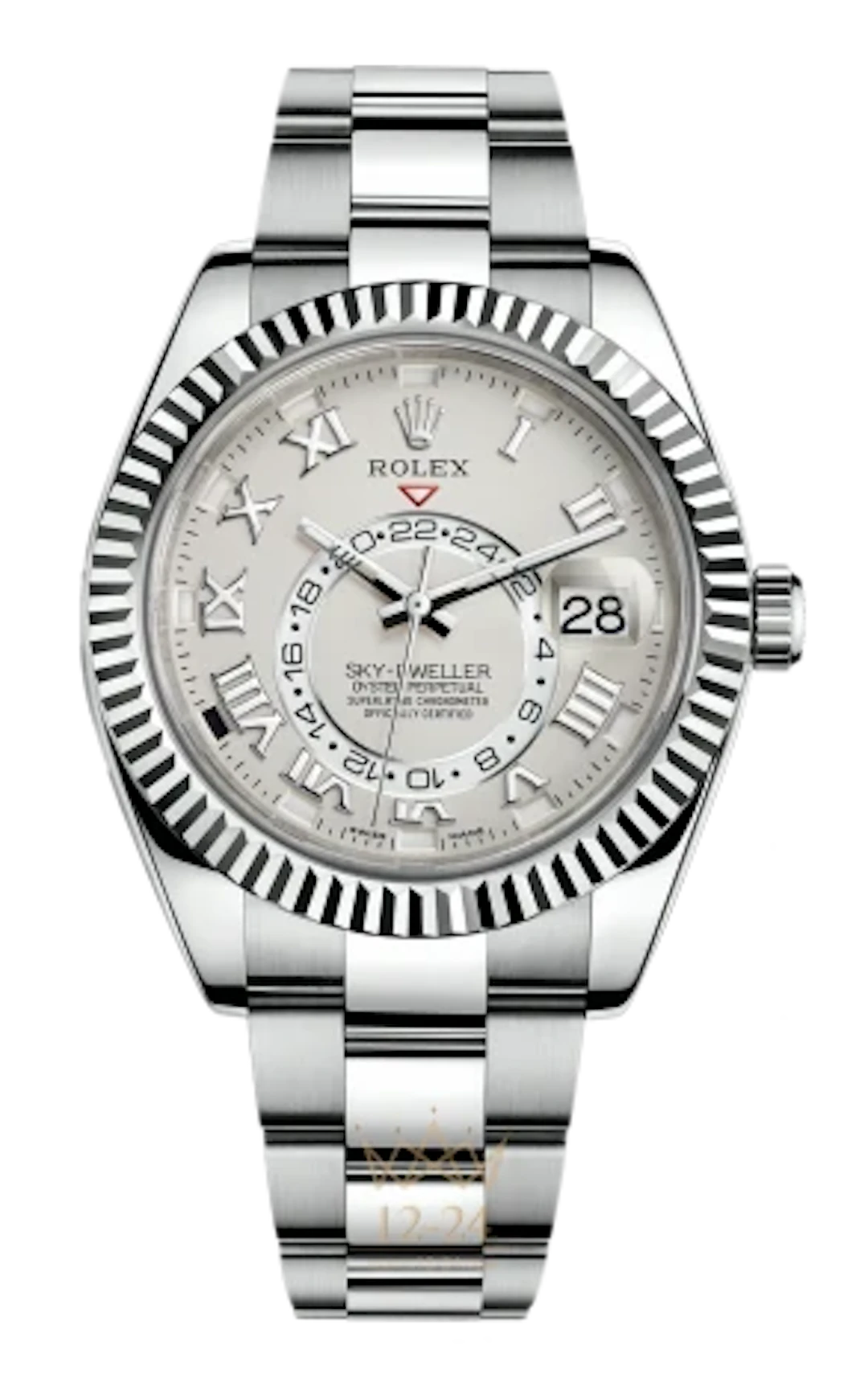 Rolex Sky-Dweller Oyster Perpetual 18K White Gold Men's Watch