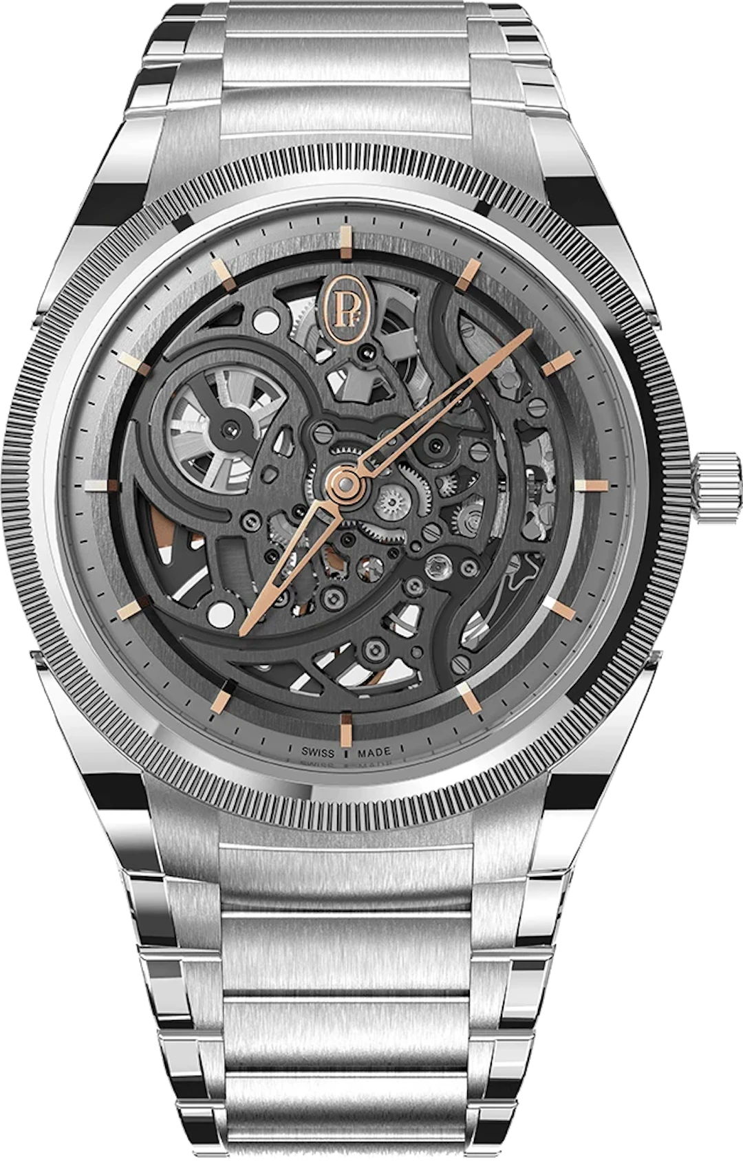 Parmigiani Fleurier Tonda PF Skeleton Stainless Steel & 950 Platinum
