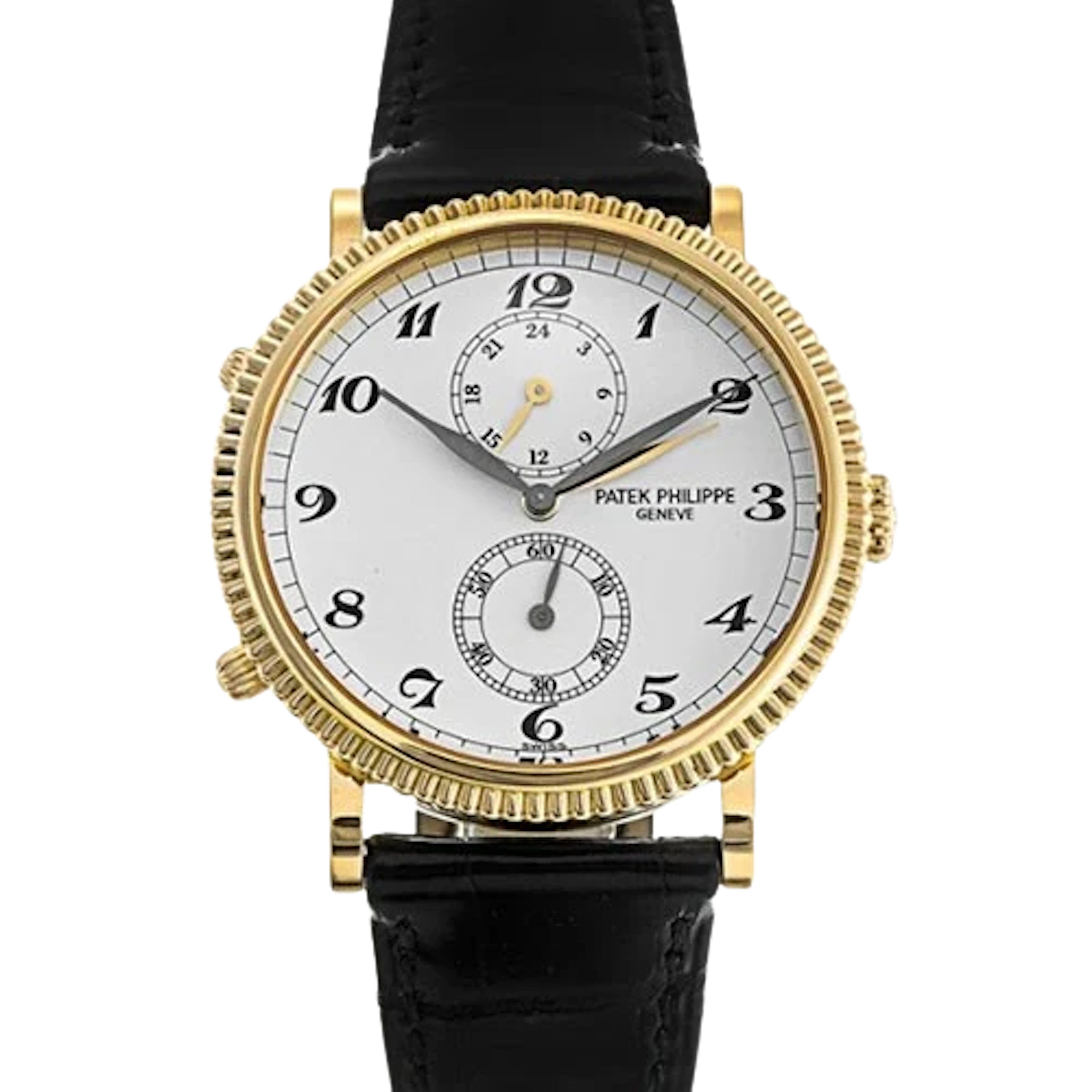 Patek Philippe Calatrava Travel Time 34 mm 18K Yellow Gold Men’s Watch