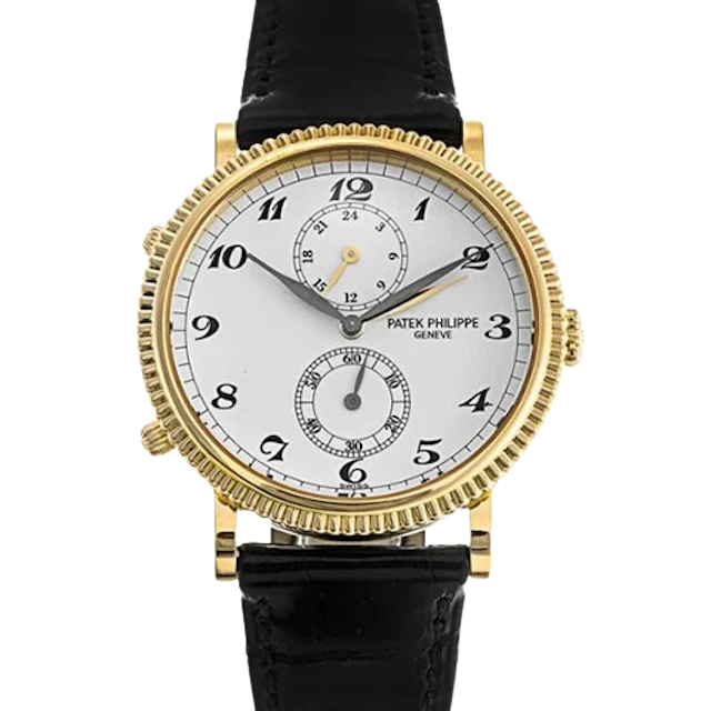 Patek Philippe Calatrava Travel Time 34 mm 18K Yellow Gold Men’s Watch