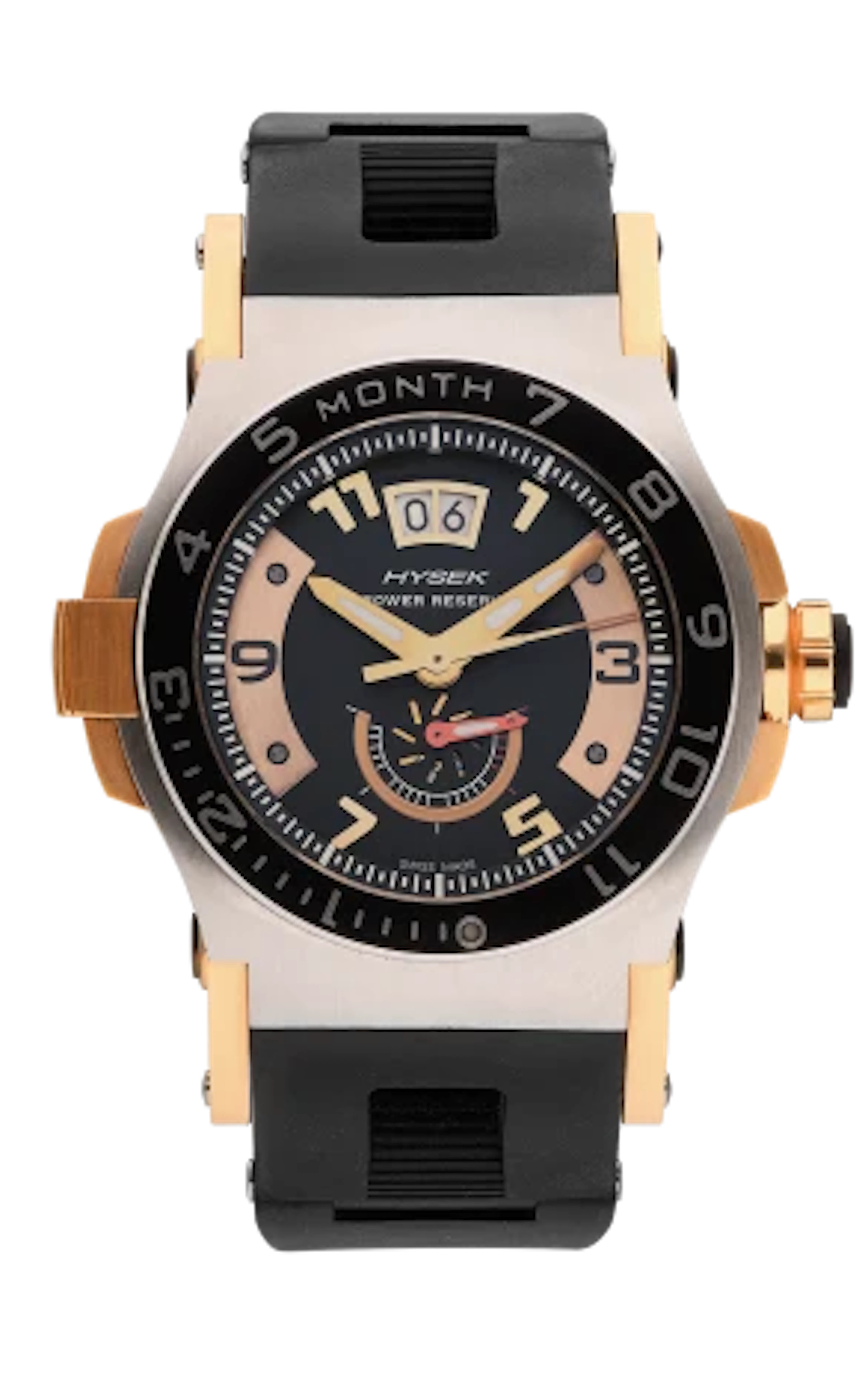 Jorg Hysek Abyss Power Reserve Stainless steel & 18K Gold Men's Watch