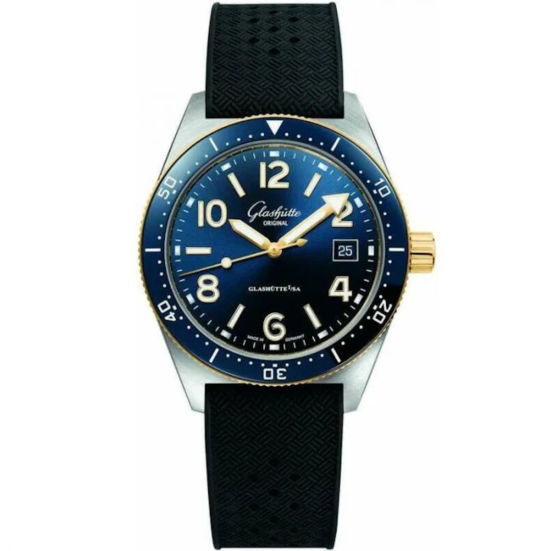 Glashutte Original Spezialist SeaQ Stainless Steel & 18K Yellow Gold