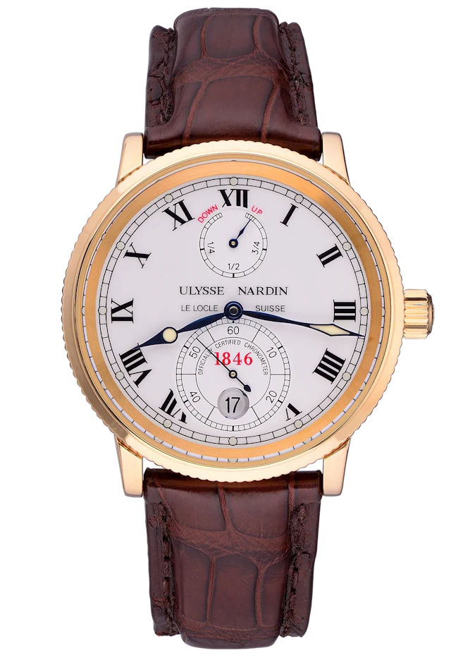 Ulysse Nardin Marine Chronometer 18K Yellow Gold Men's Watch
