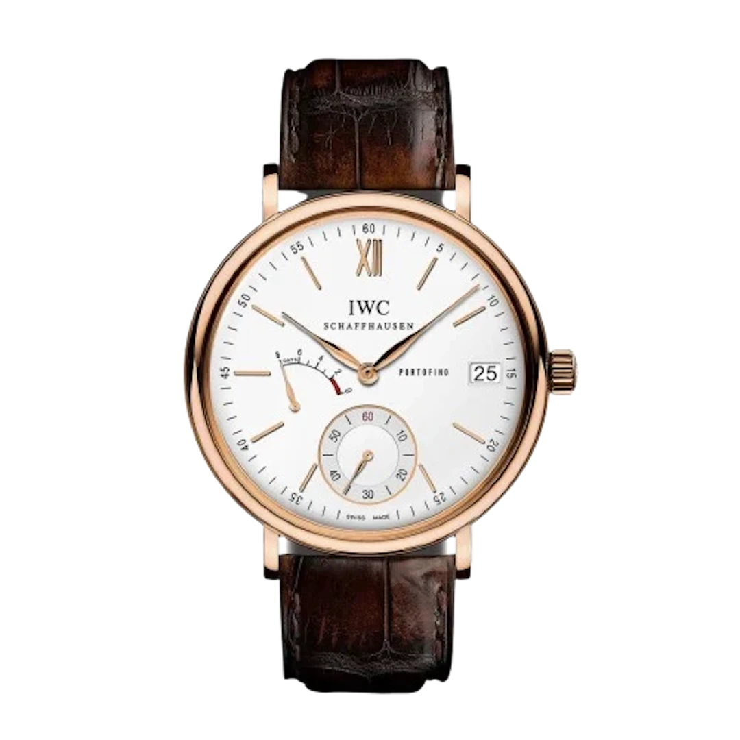 IWC Portofino Hand-Wound Eight Days 18k Rose Gold Men’s Watch