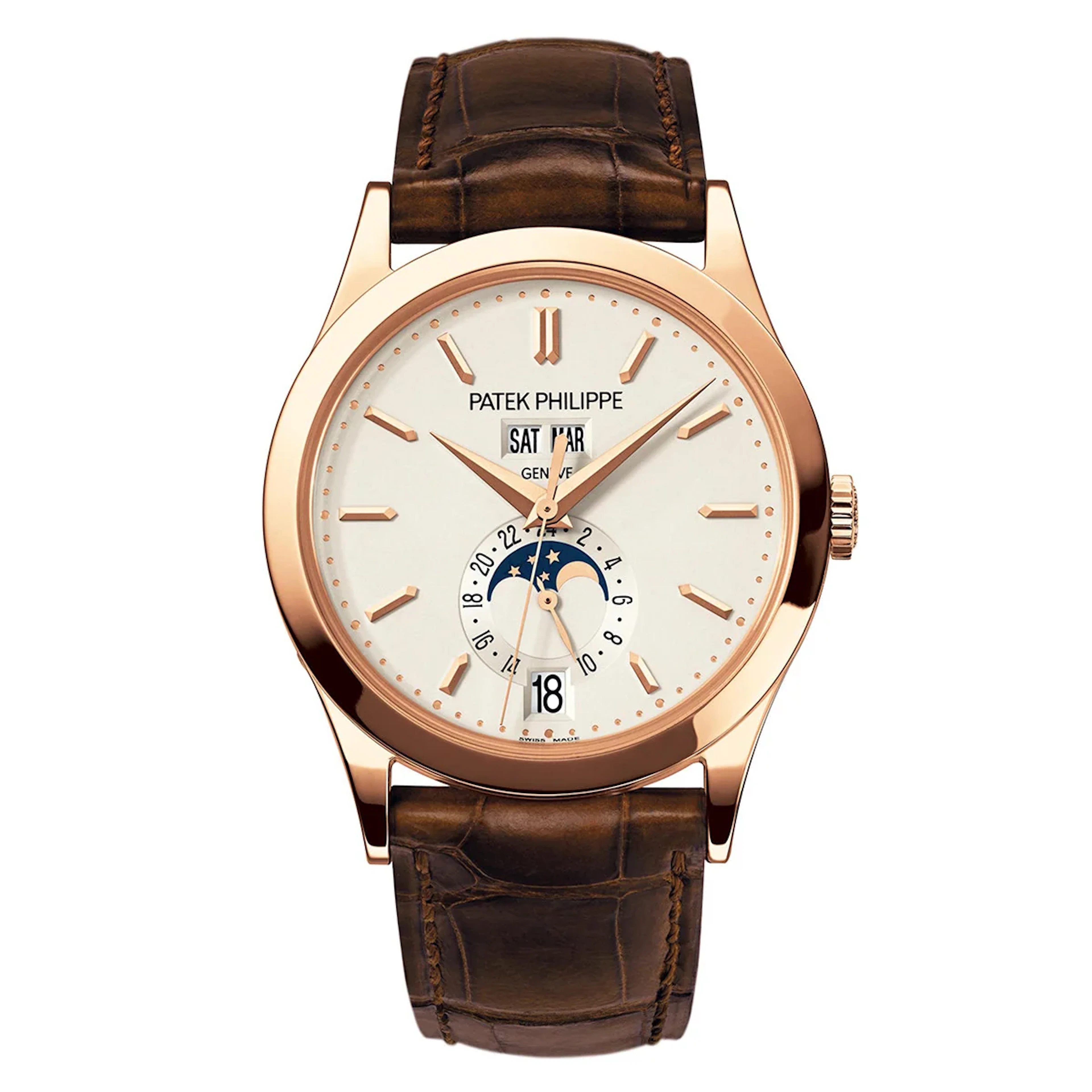 Patek Philippe Annual Calendar 18K Rose Gold Men's Watch